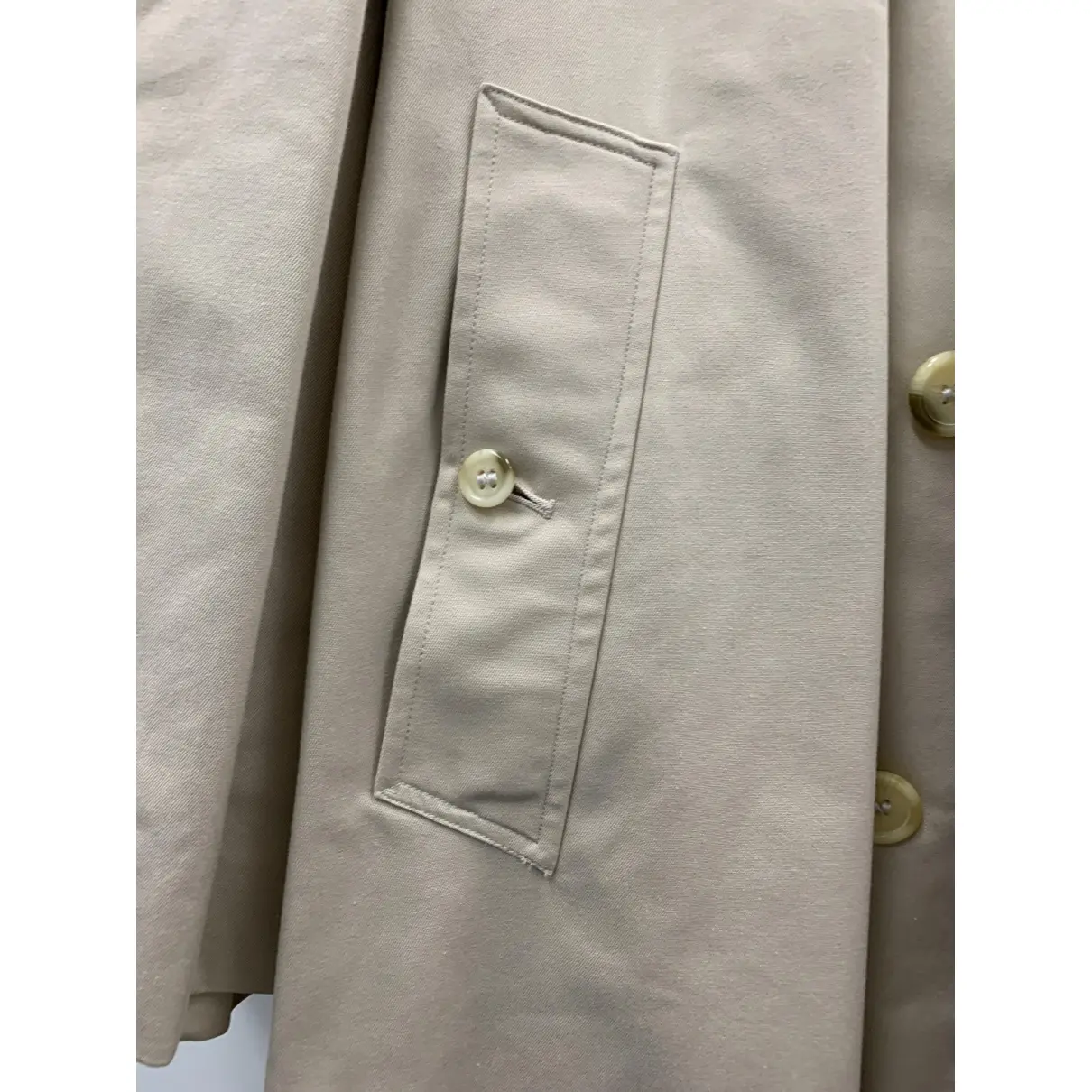 Buy Burberry Beige Cotton Coat online - Vintage