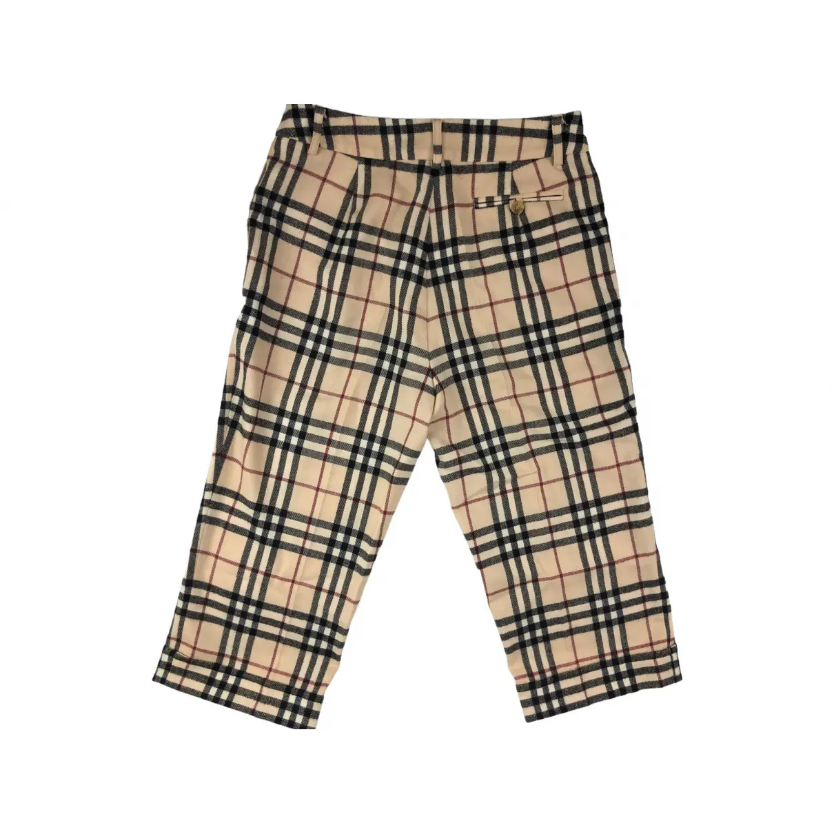 Buy Burberry Beige Cotton Shorts online - Vintage