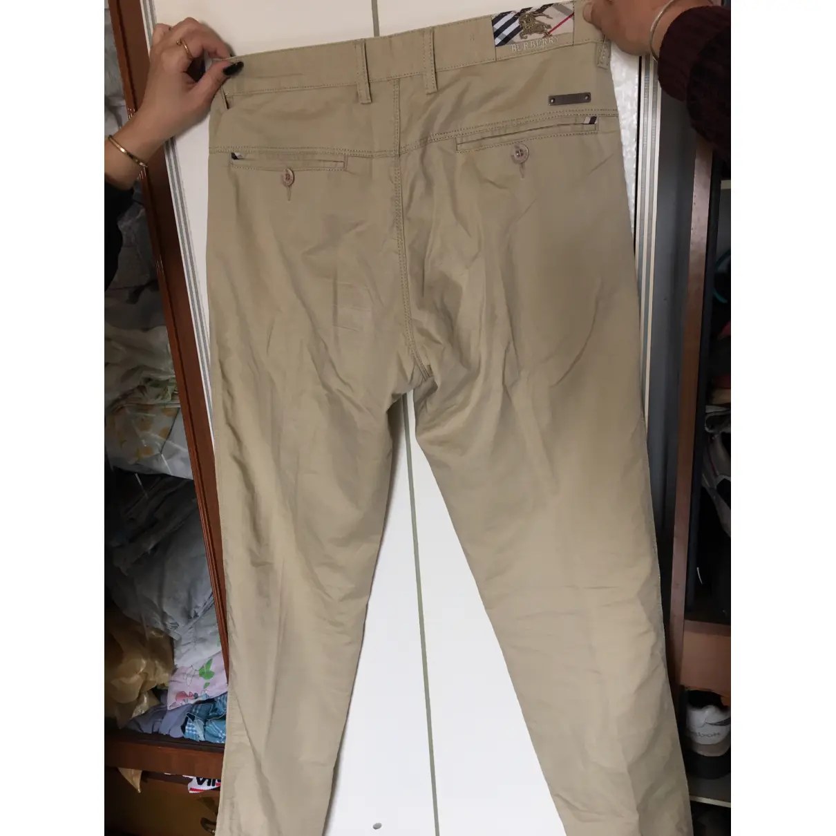 Trousers Burberry - Vintage