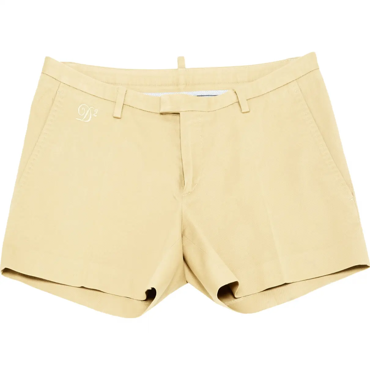 Beige Cotton - elasthane Shorts Dsquared2