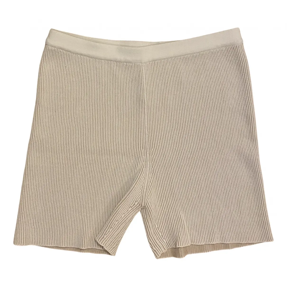 Beige Cotton - elasthane Shorts Ssense X Jacquemus Jacquemus