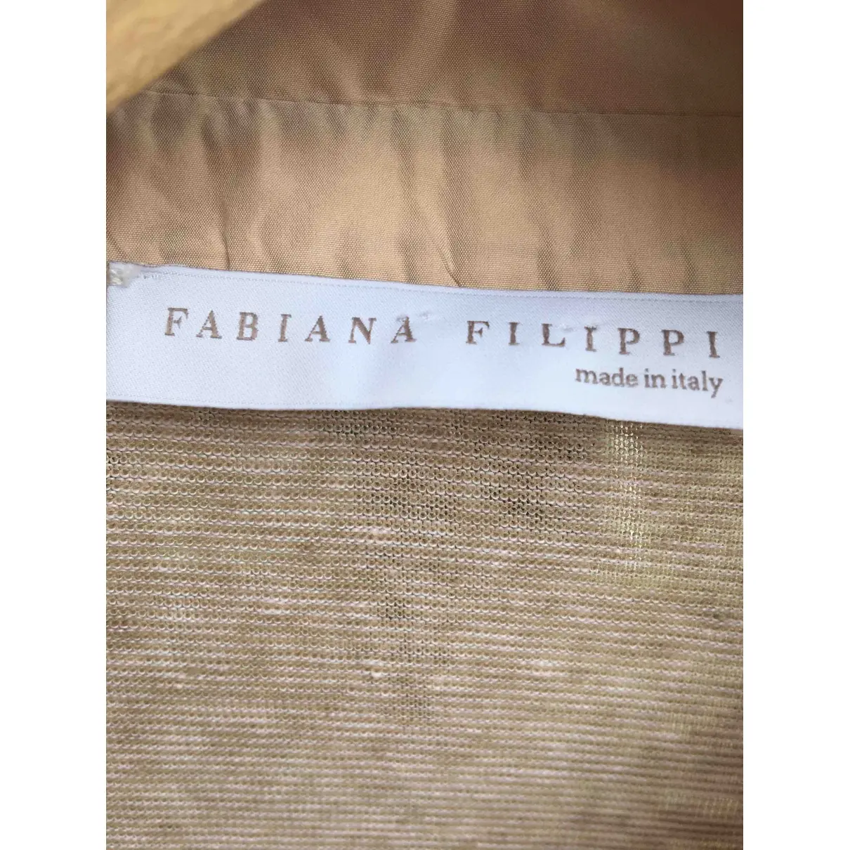 Buy Fabiana Filippi Beige Cotton Top online