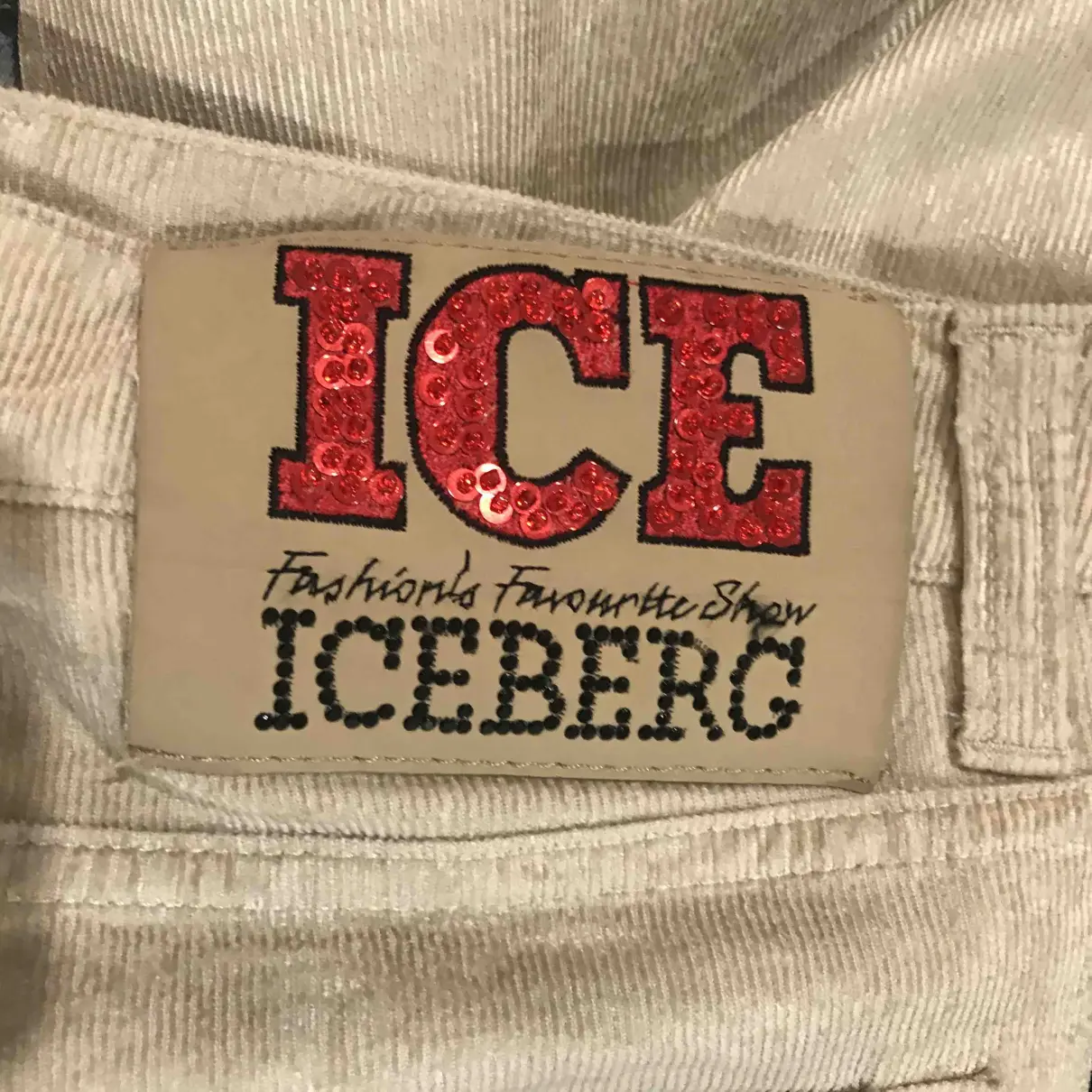 Straight pants Iceberg - Vintage