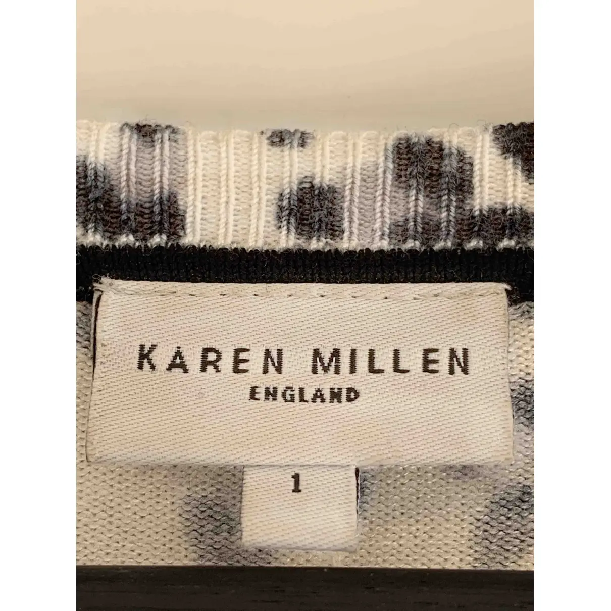 Buy Karen Millen Beige Cotton Knitwear online