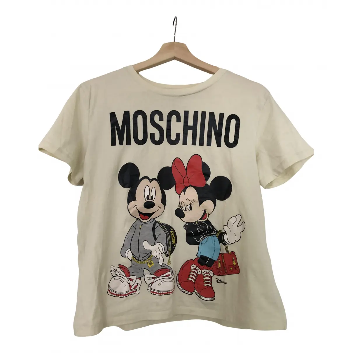 Beige Cotton Top Moschino for H&M