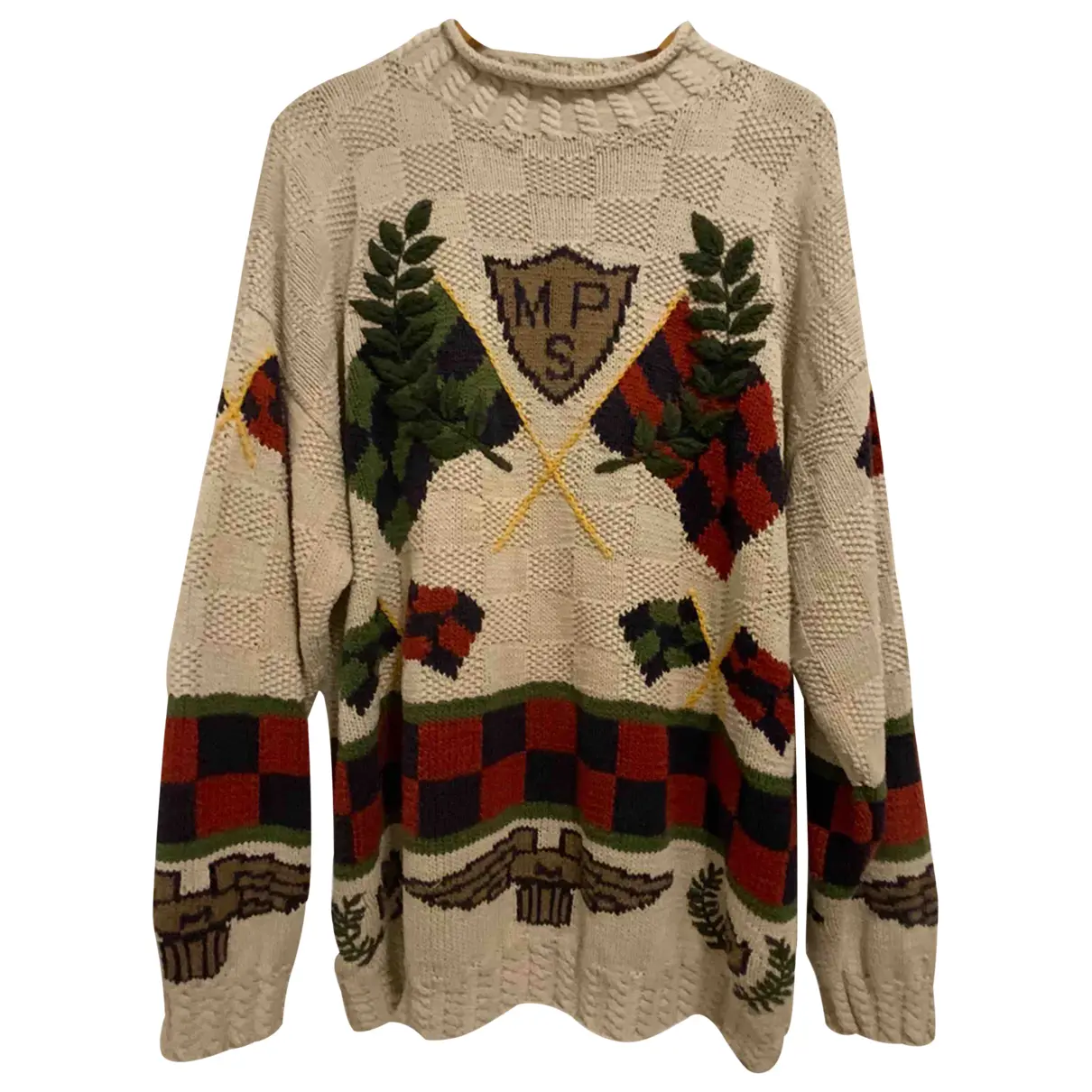 Beige Cotton Knitwear & Sweatshirt Mulberry - Vintage