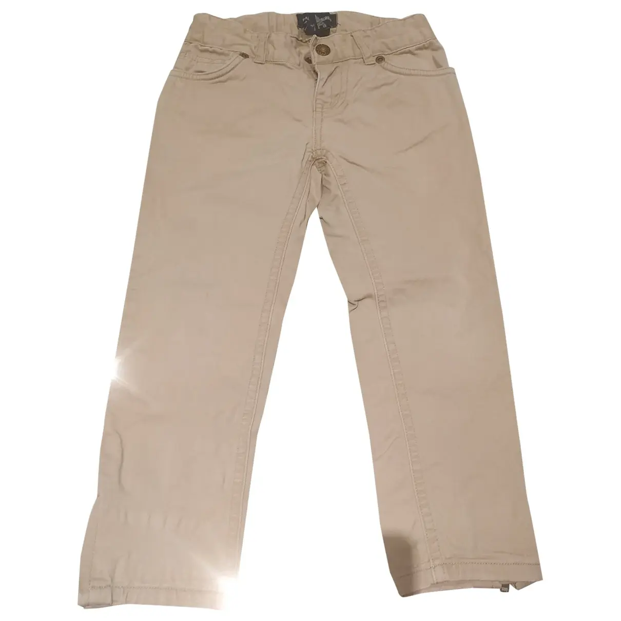 Beige Cotton Trousers Ralph Lauren