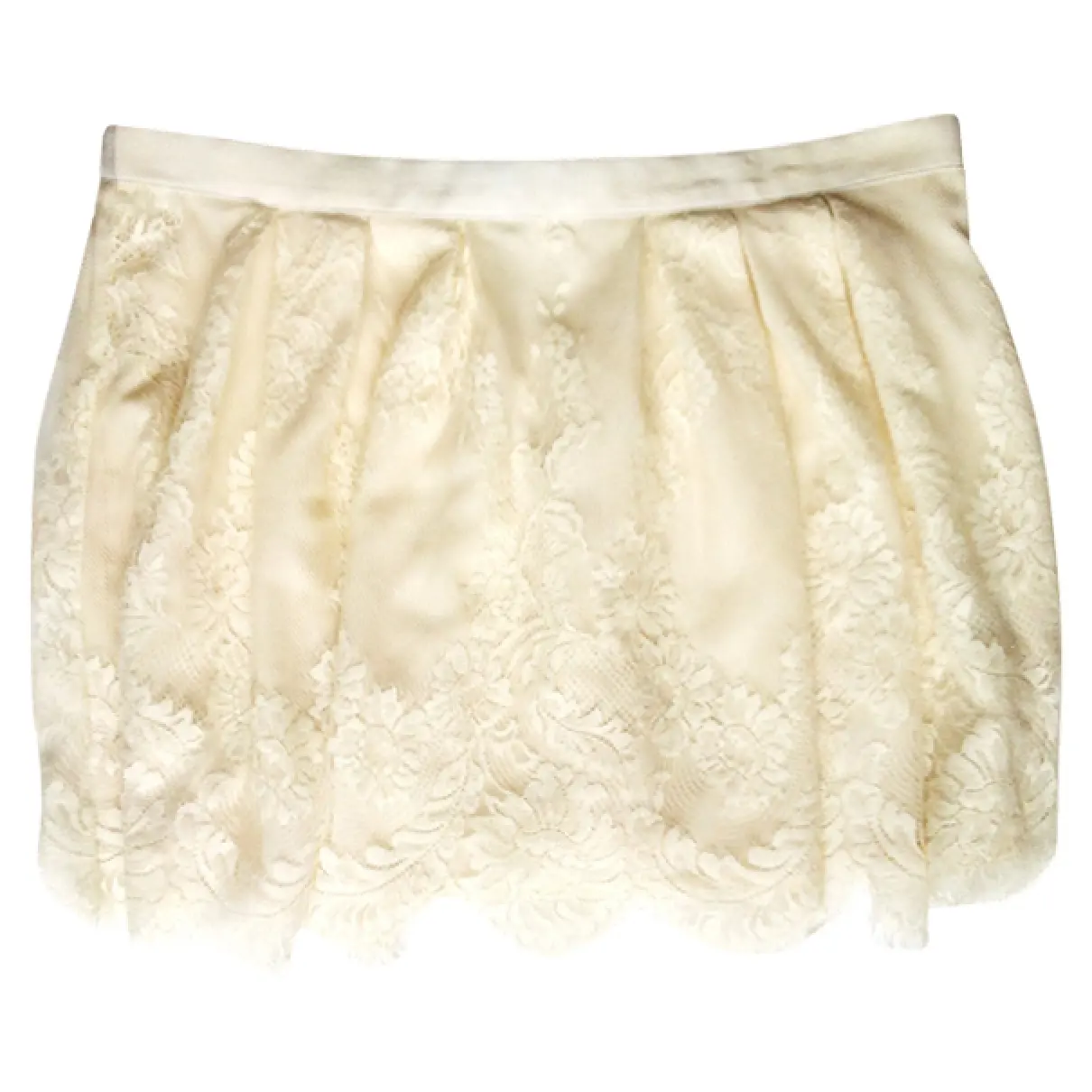 Beige Cotton Skirt Gat Rimon