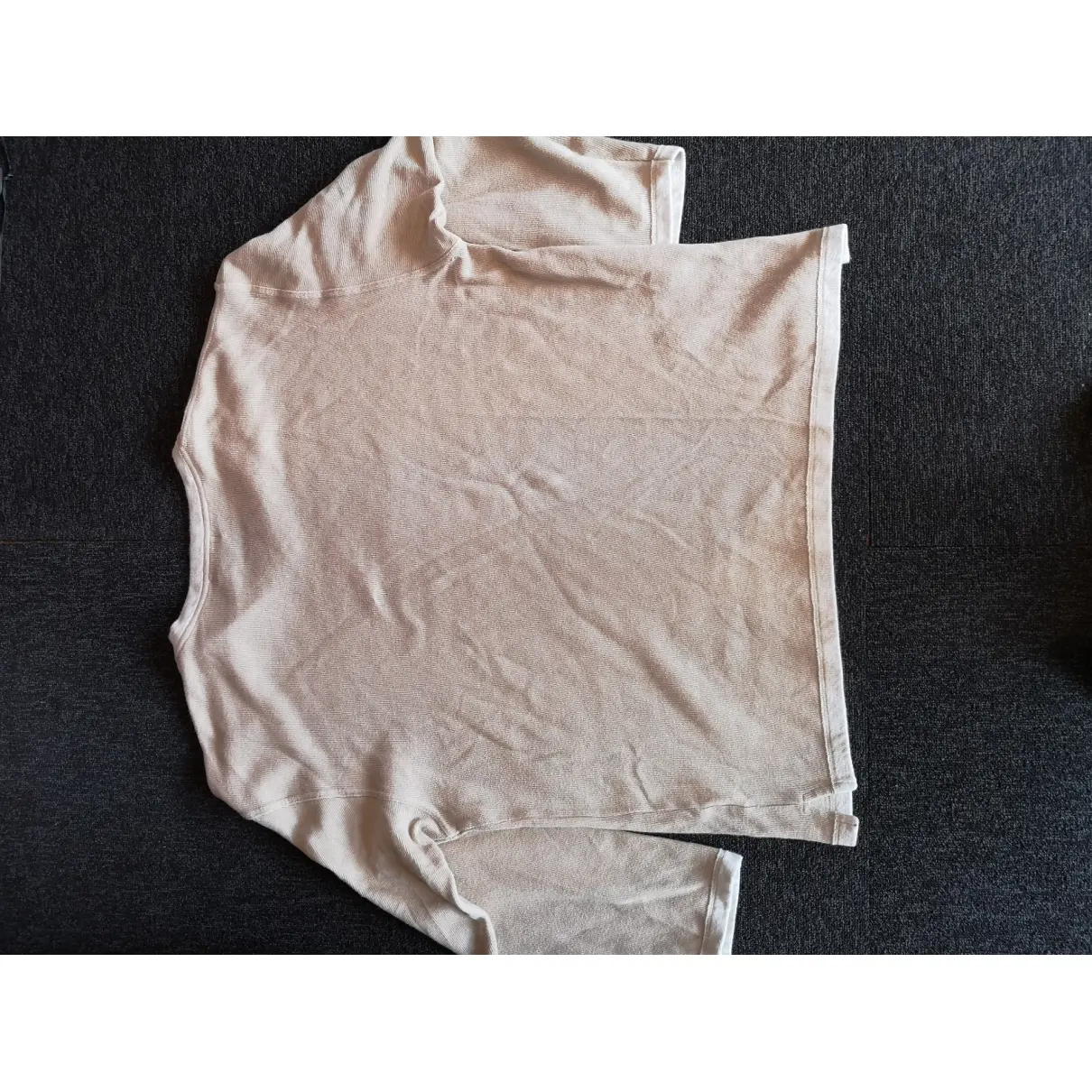 Buy Yves Saint Laurent Beige Cotton Knitwear & Sweatshirt online