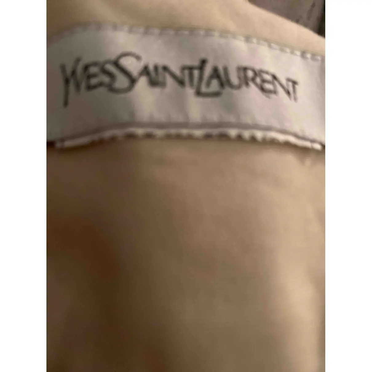 Buy Yves Saint Laurent Beige Cotton Shorts online - Vintage