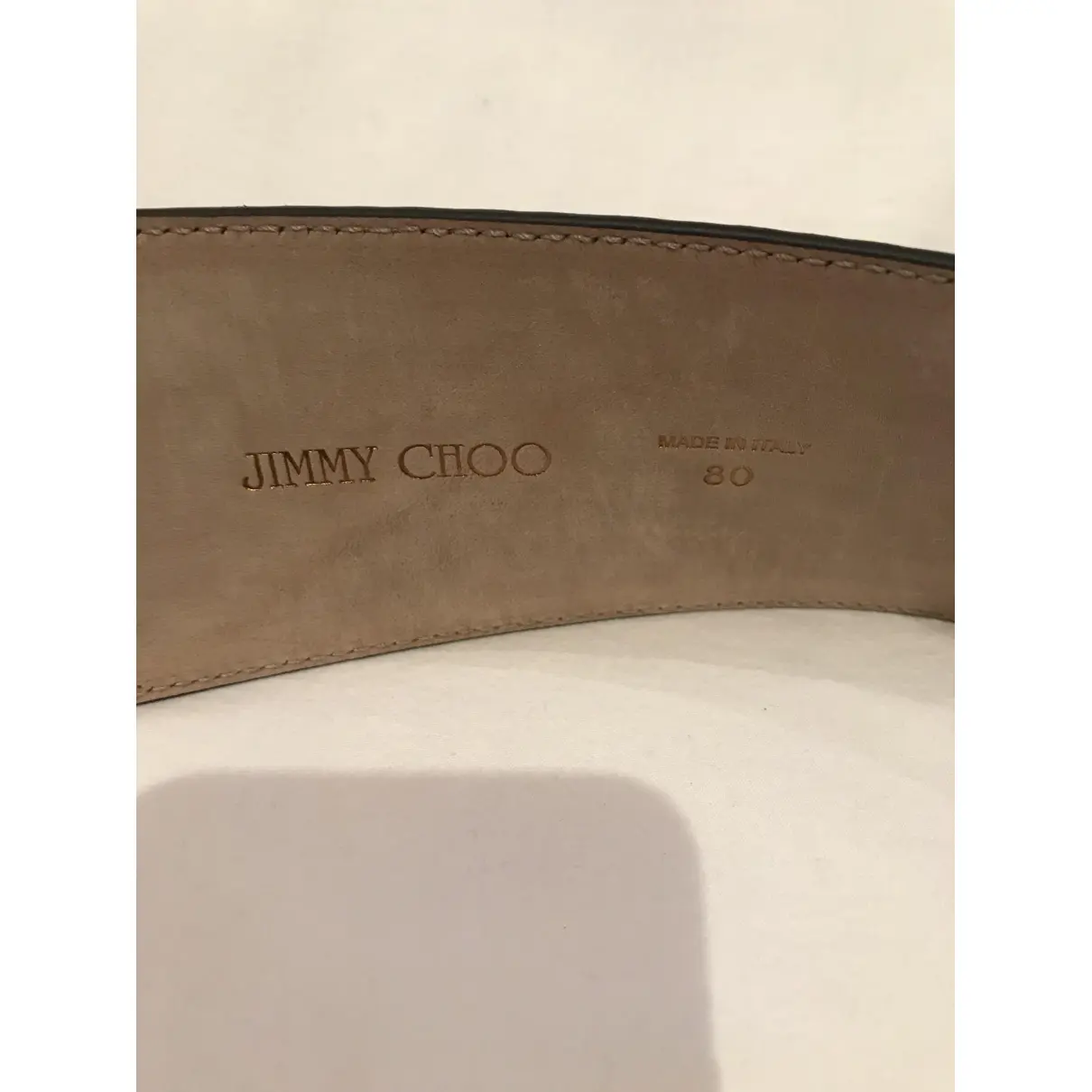Crocodile belt Jimmy Choo