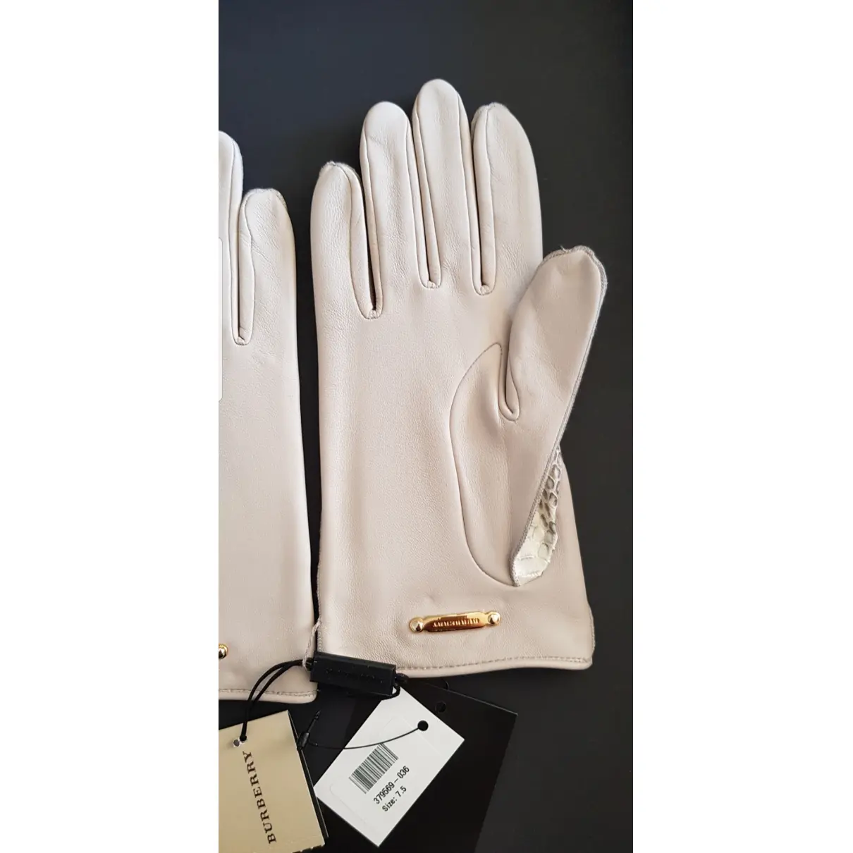 Exotic leathers gloves Burberry