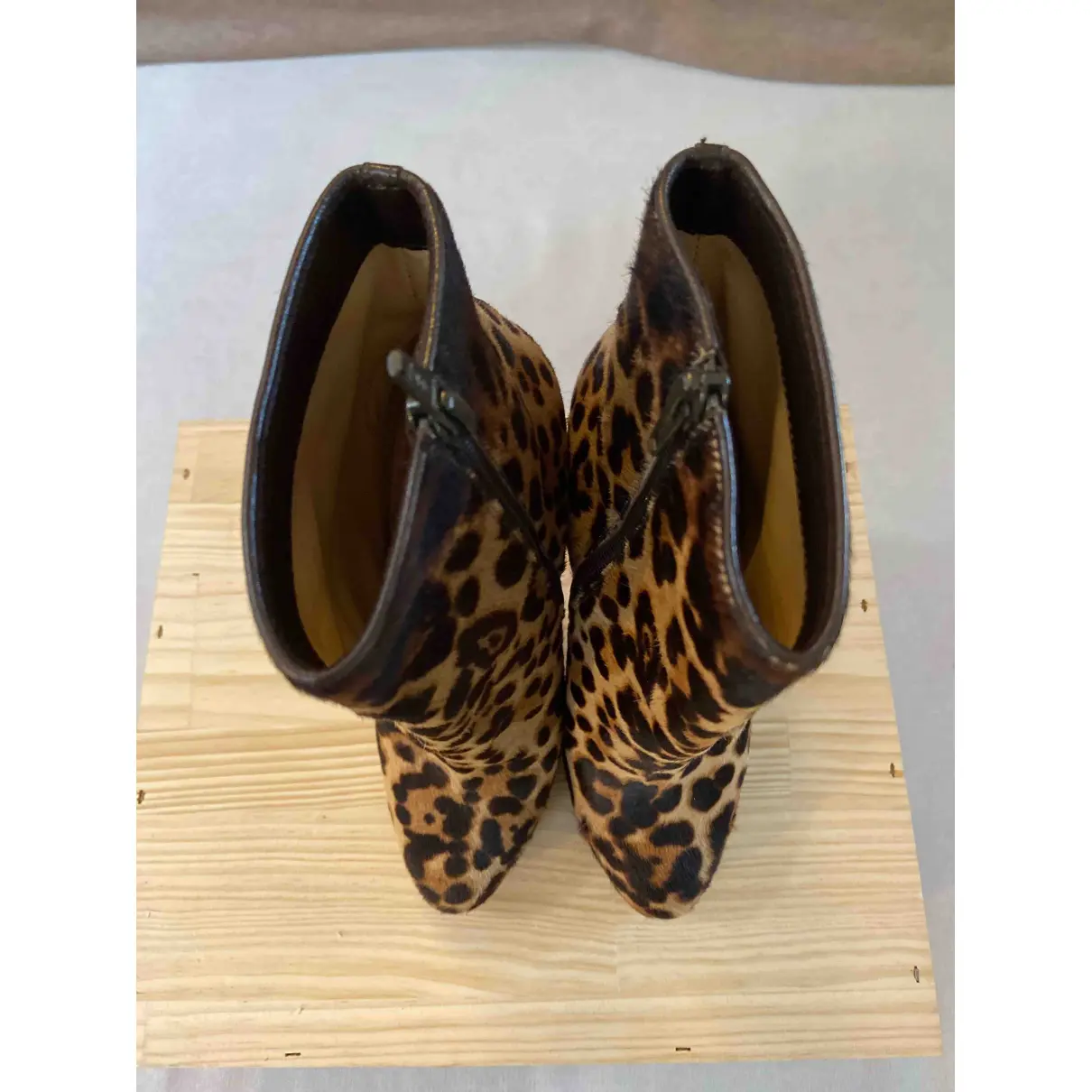 Buy Christian Louboutin Faux fur heels online