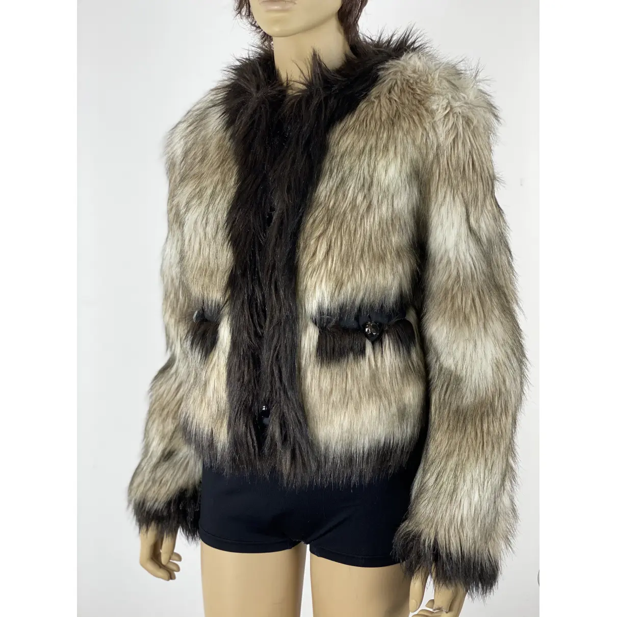 Faux fur coat Lanvin For H&M