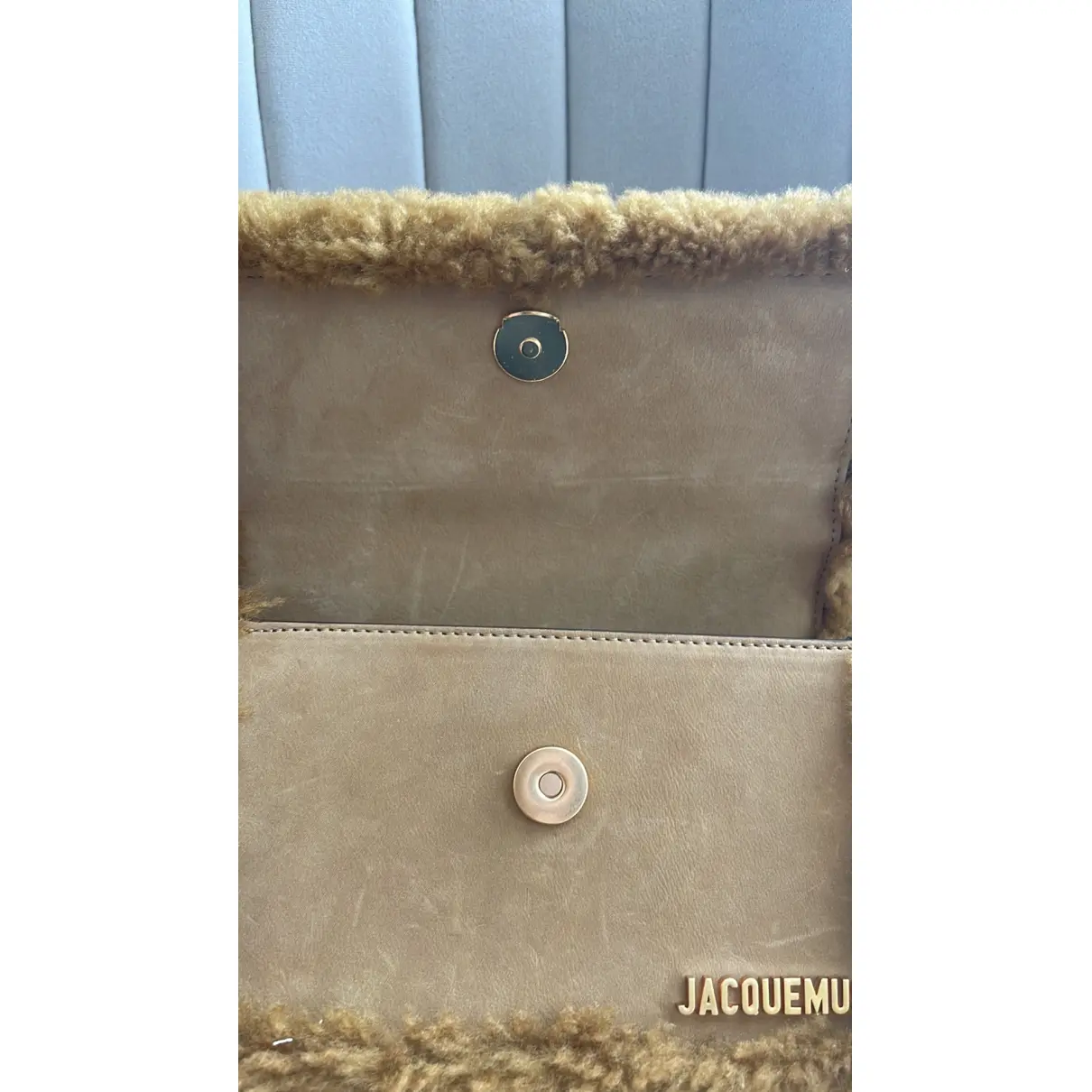 Le Rond faux fur handbag Jacquemus