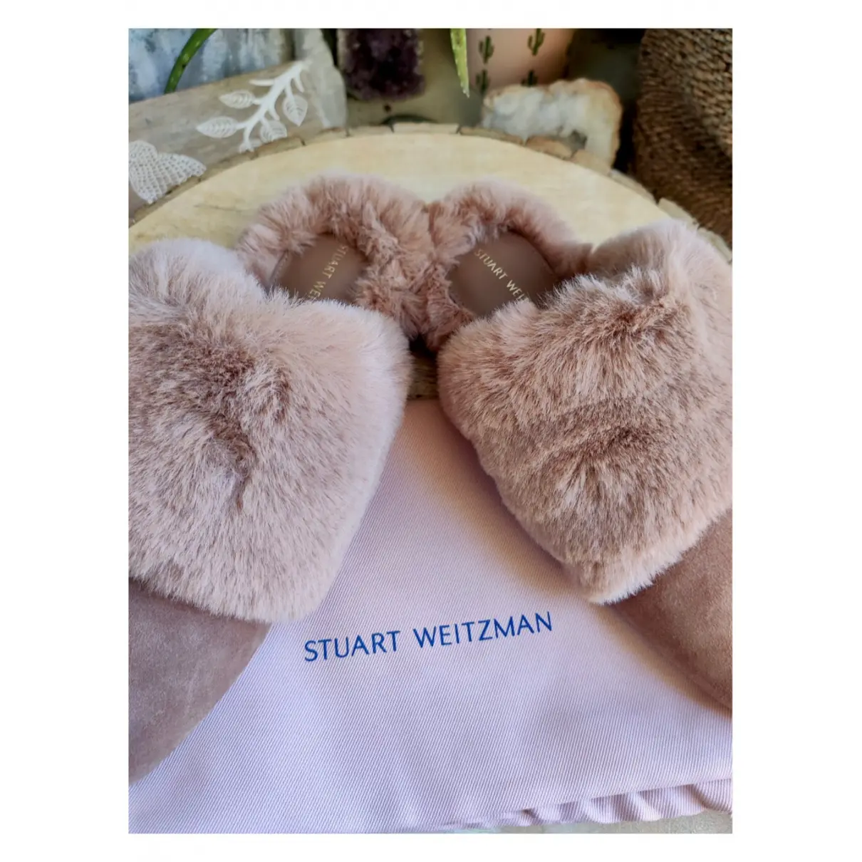 Faux fur mules & clogs Stuart Weitzman