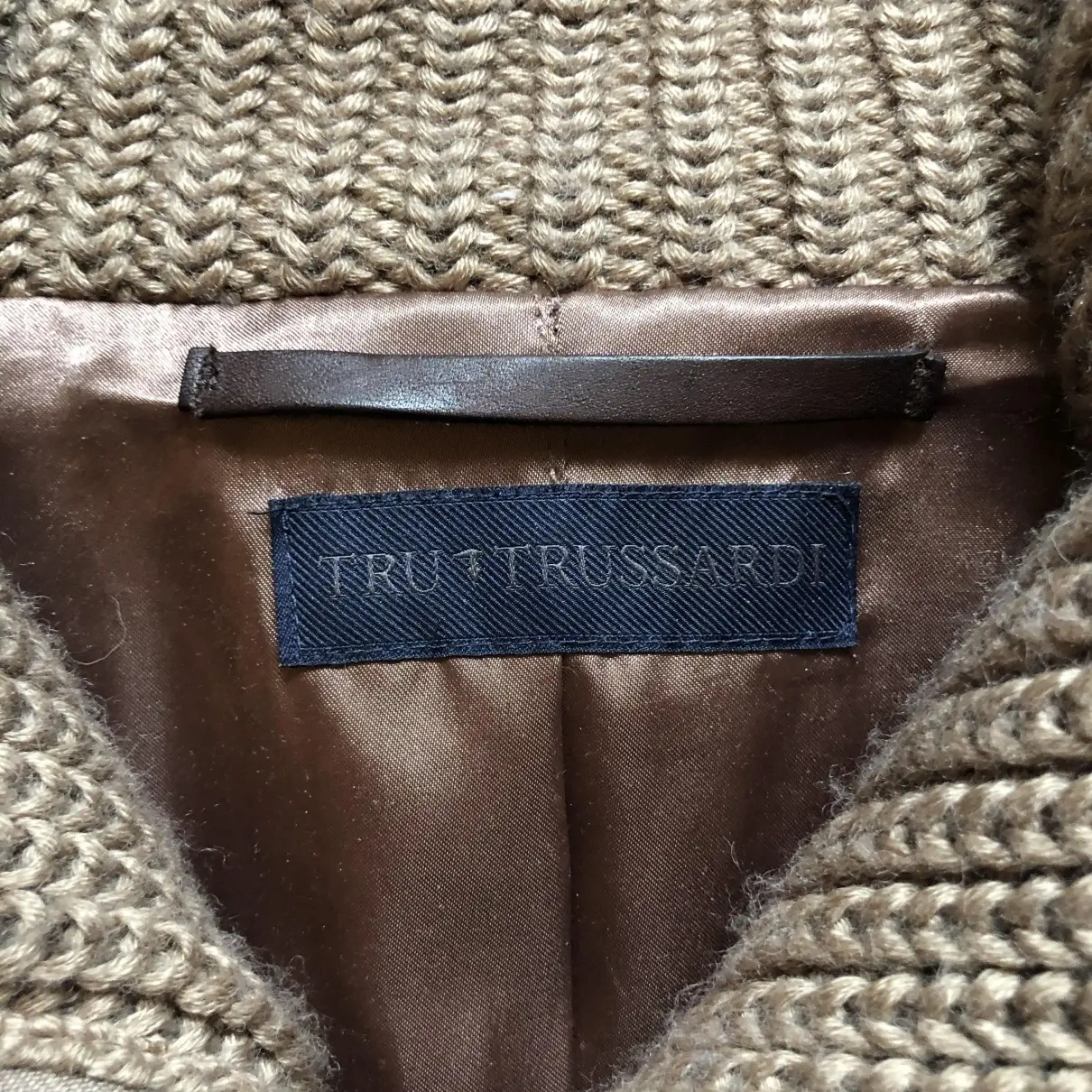 Buy Trussardi Faux fur biker jacket online