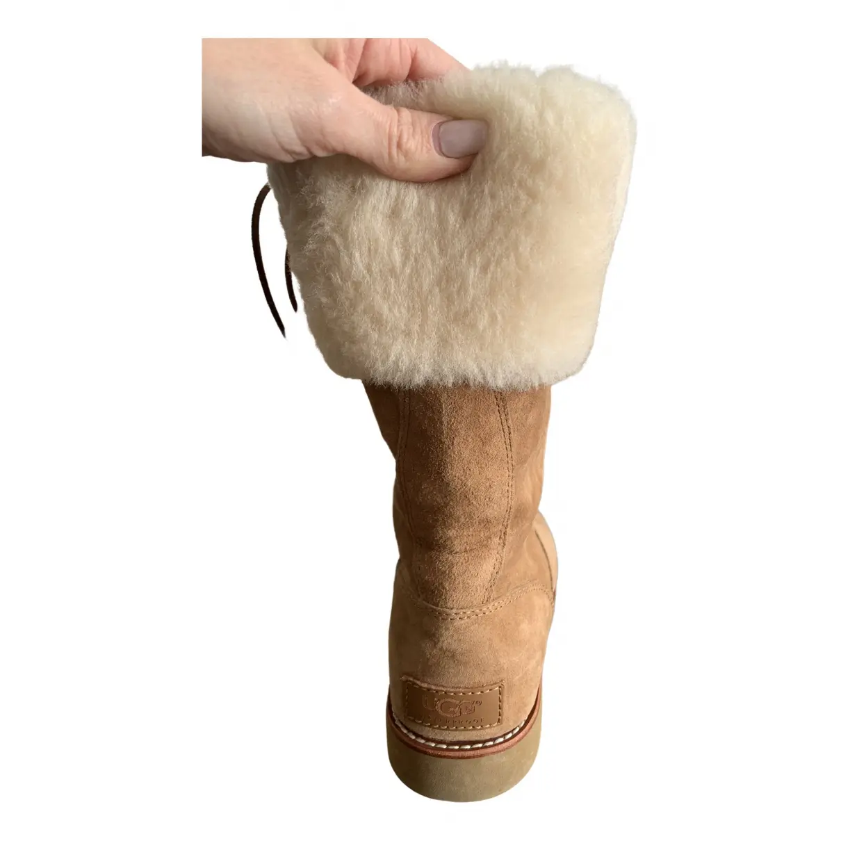 Buy Ugg Faux fur ankle boots online