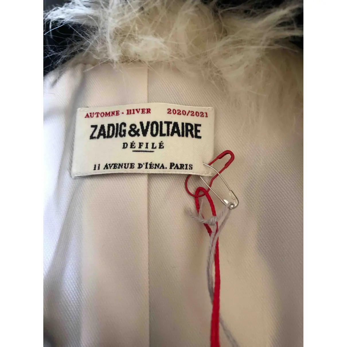 Faux fur coat Zadig & Voltaire