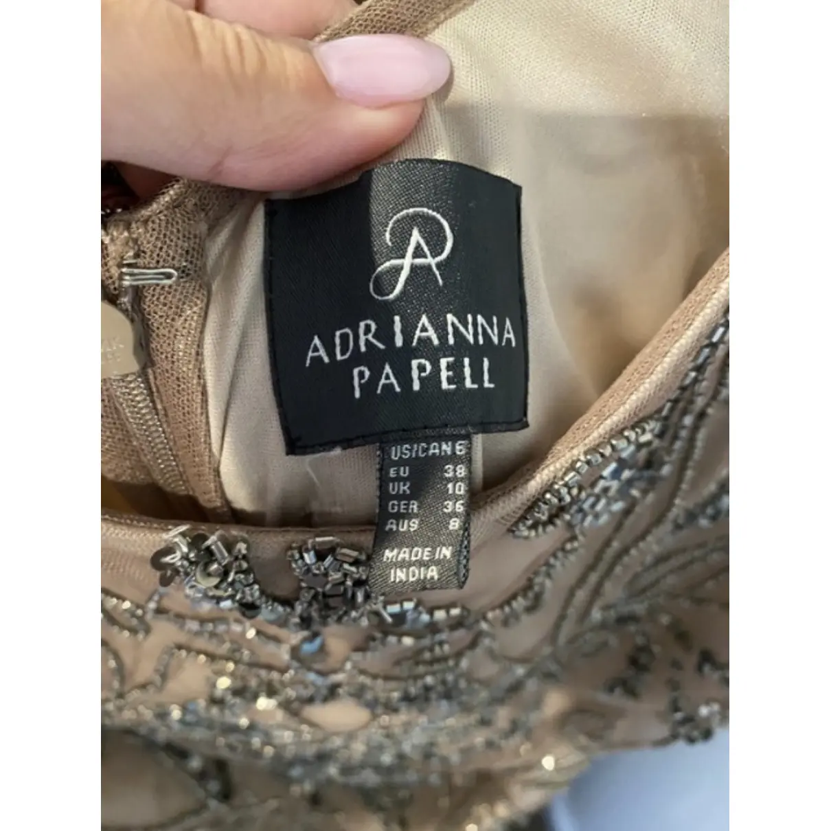 Buy Adrianna Papell Glitter maxi dress online