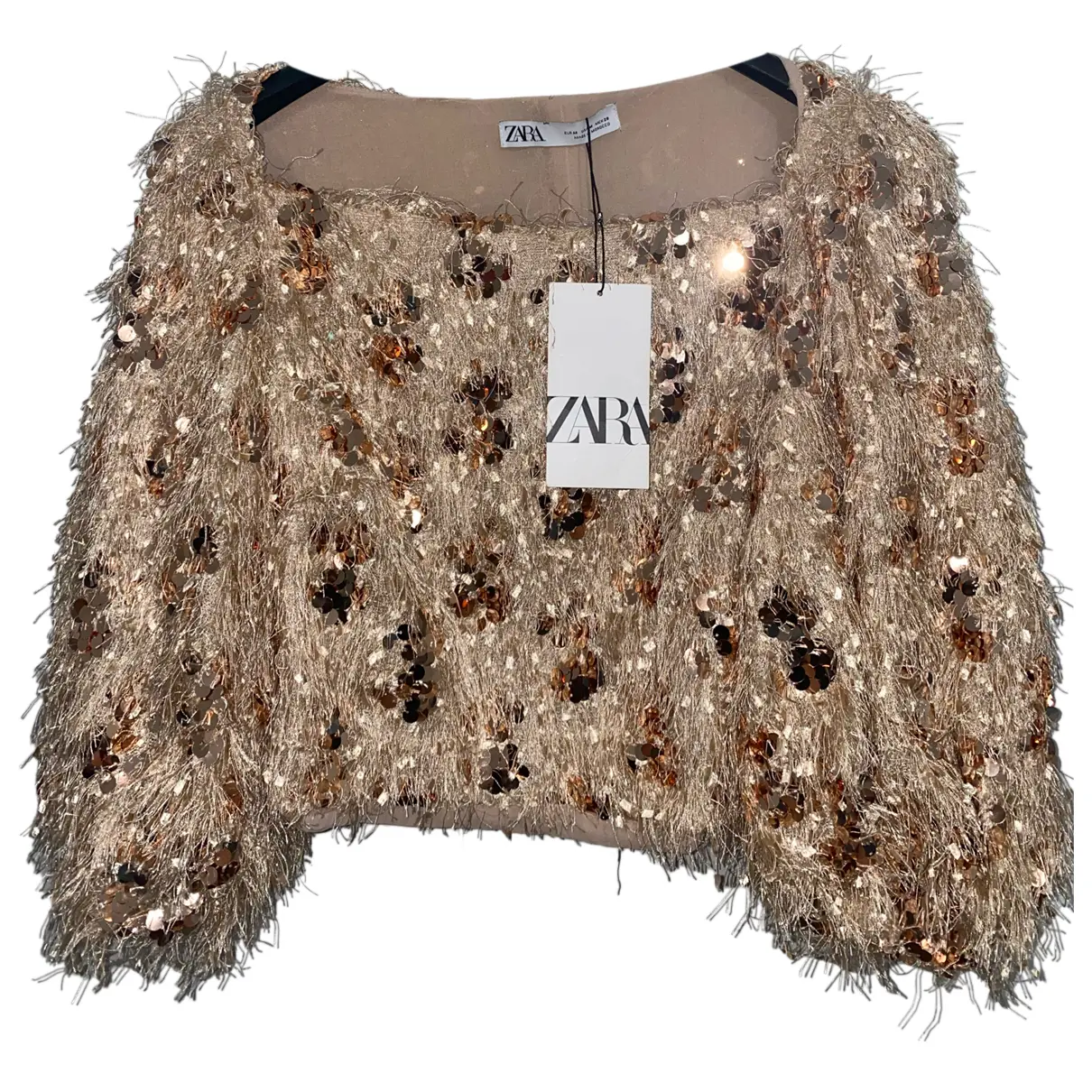 Glitter blouse Zara