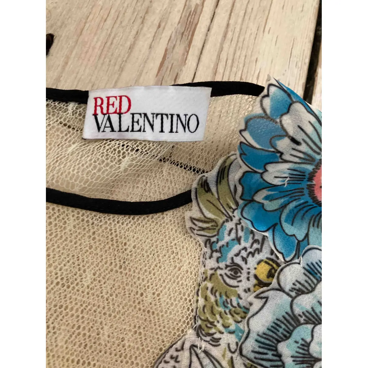 Lace mid-length dress Red Valentino Garavani