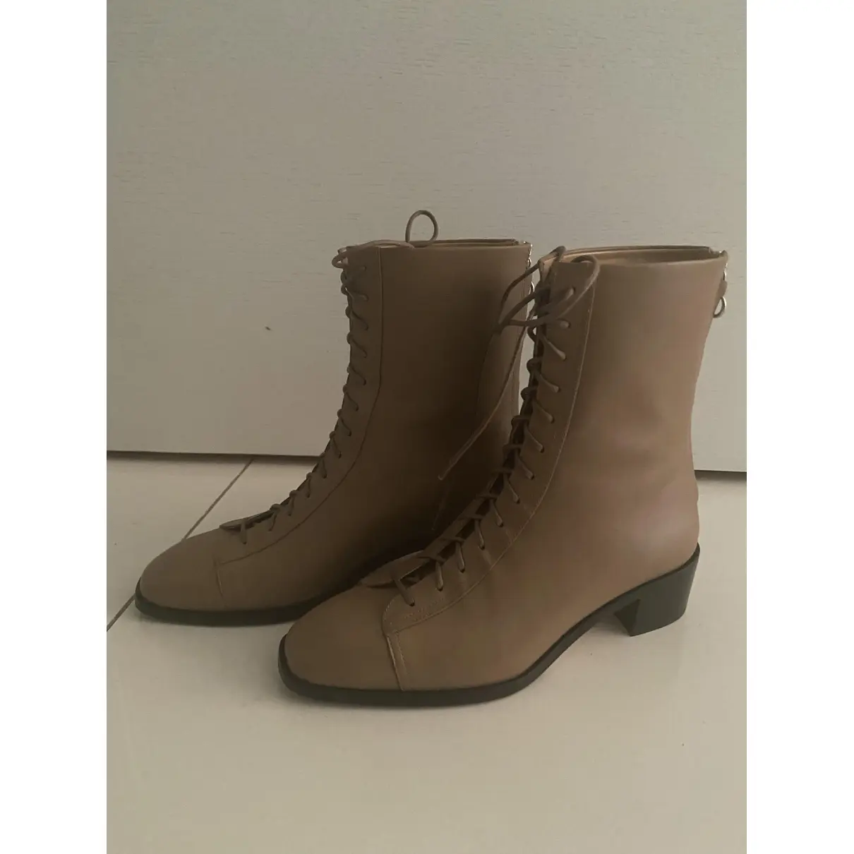Buy Aeyde Leather ankle boots online