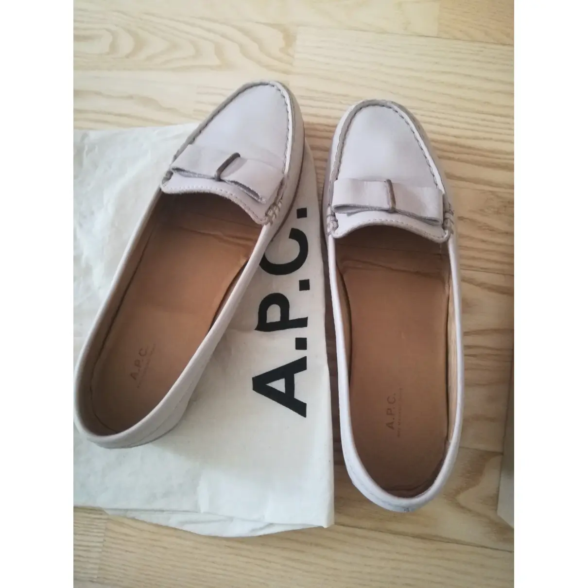 APC Leather flats for sale