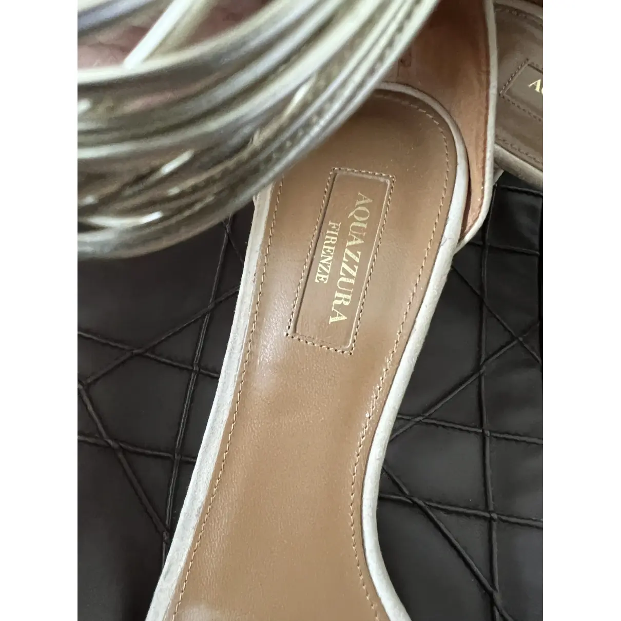 Buy Aquazzura Leather sandal online