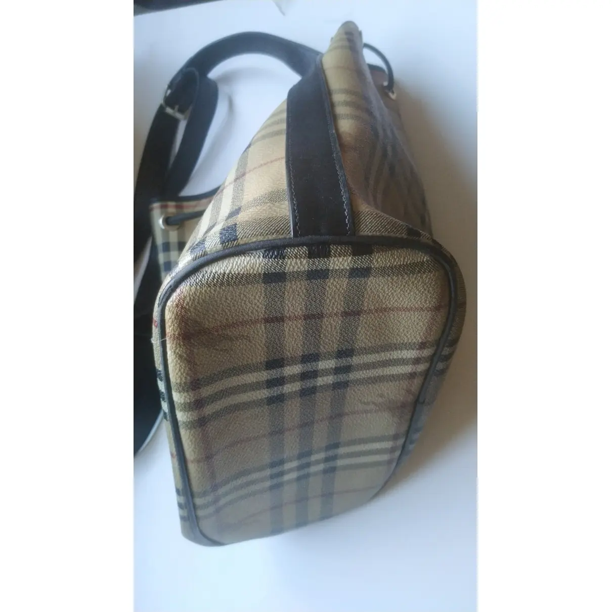 Ashby leather handbag Burberry - Vintage