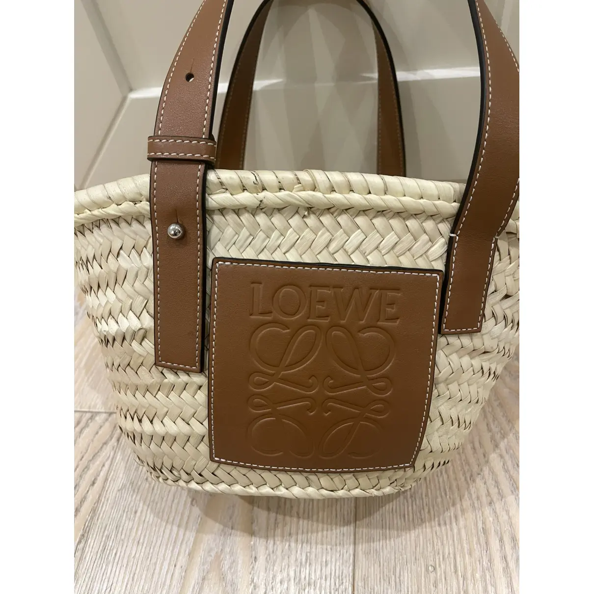 Buy Loewe Basket Bag leather tote online