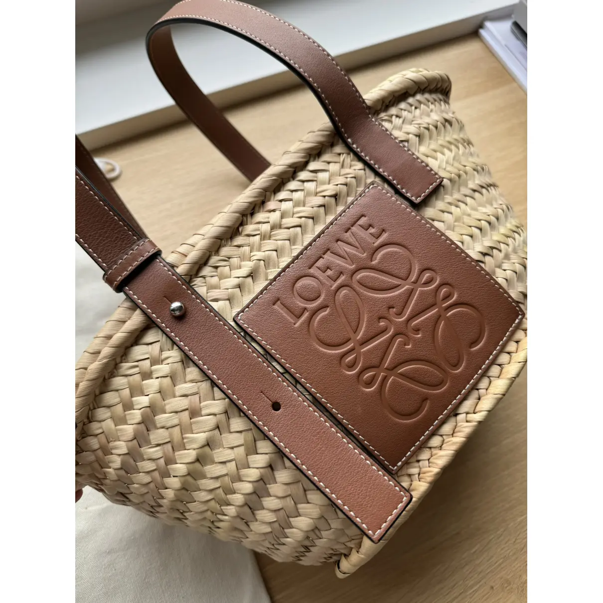 Buy Loewe Basket Bag leather tote online