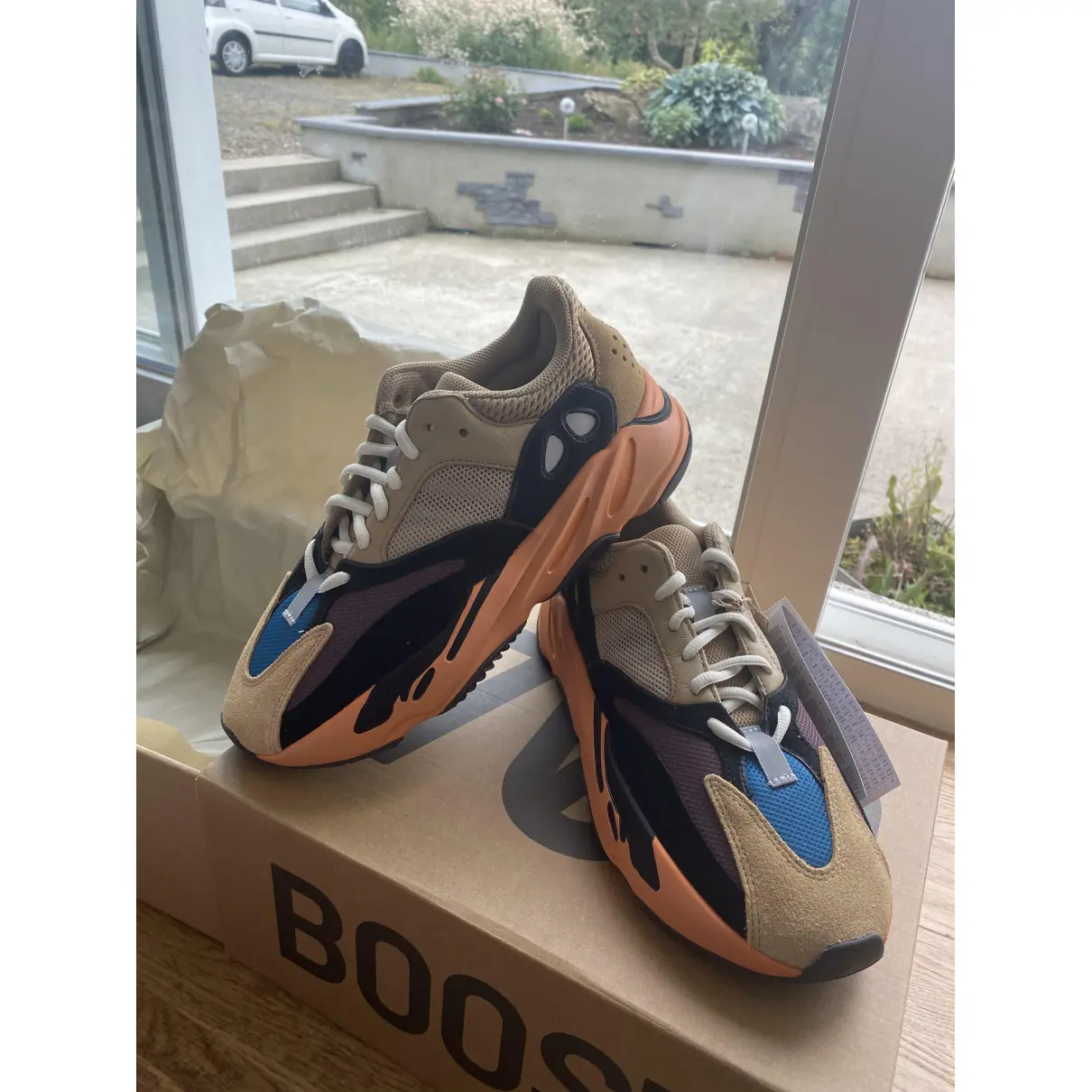 Buy Yeezy x Adidas Boost 700 V1  leather low trainers online