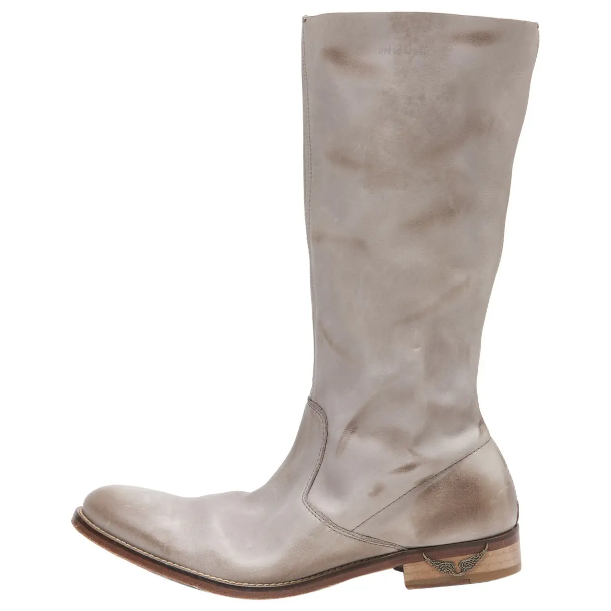 Beige Leather Ankle boots Zadig & Voltaire