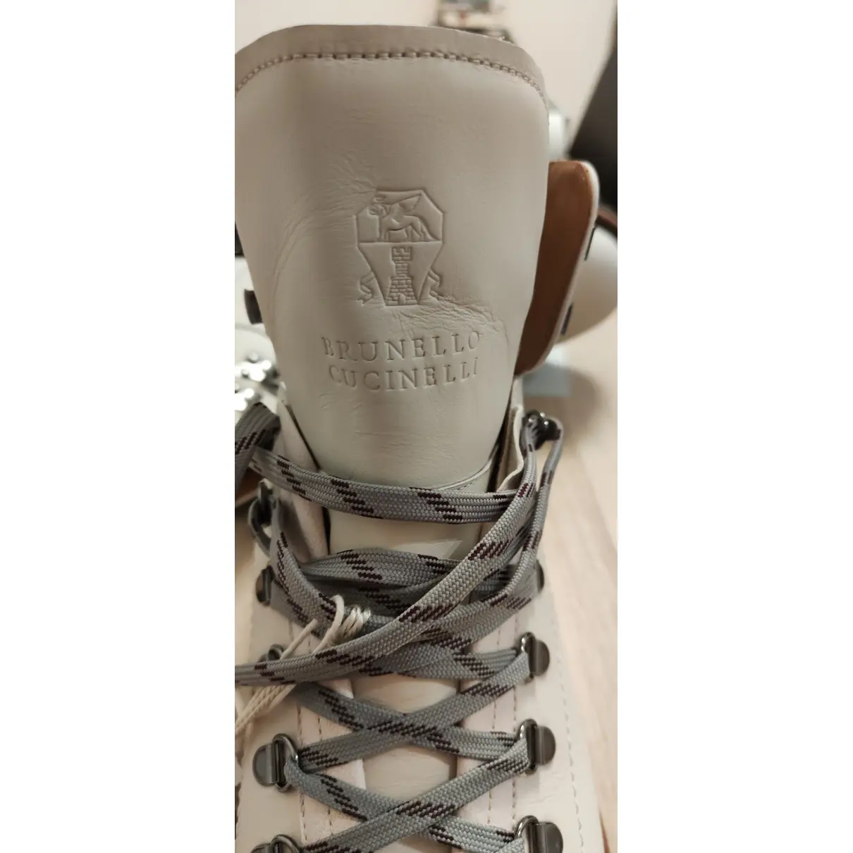 Leather boots Brunello Cucinelli