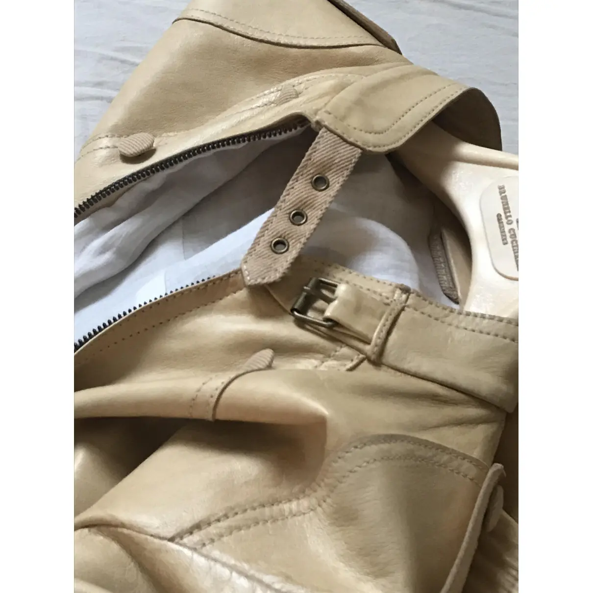 Leather jacket Brunello Cucinelli