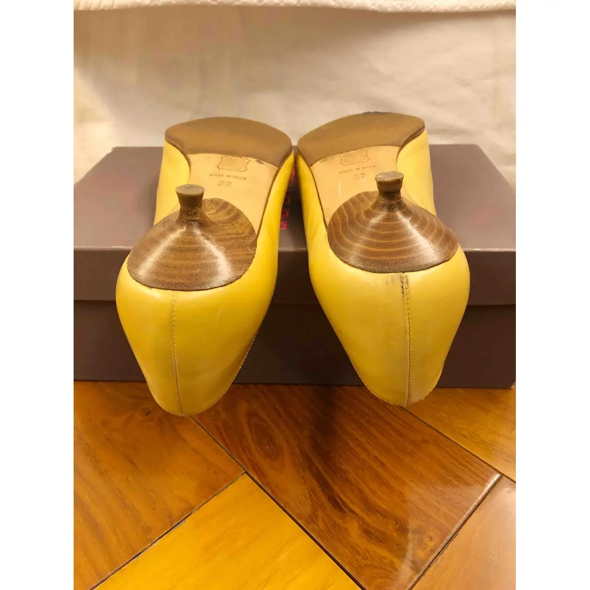 Leather heels Bruno Frisoni