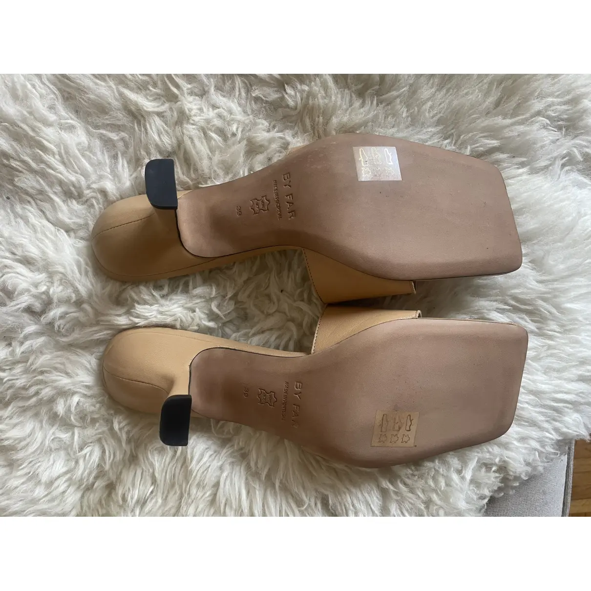 Leather mules & clogs By Far