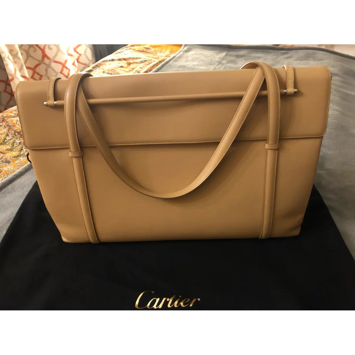 Buy Cartier Cabochon leather handbag online