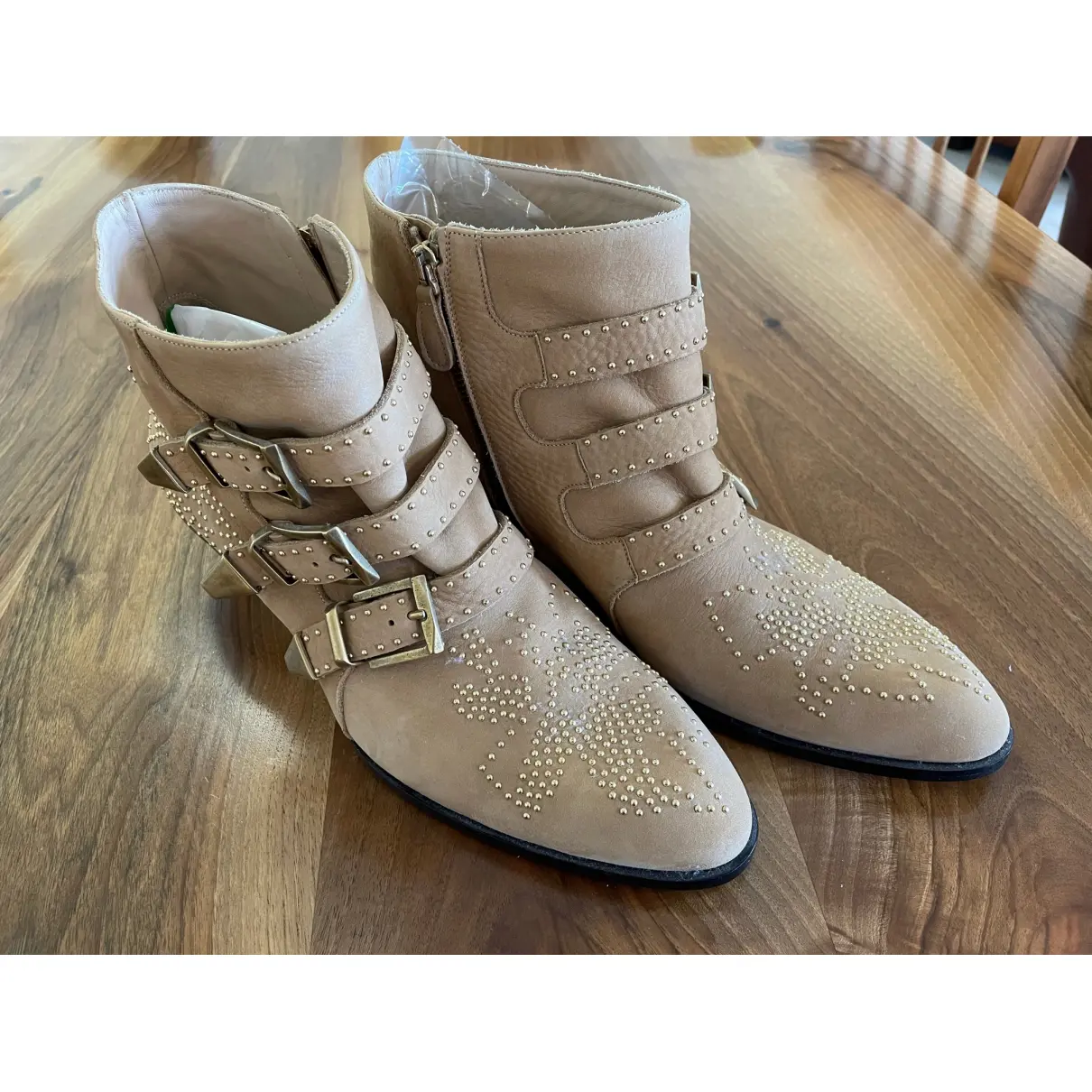 Leather ankle boots Chloé