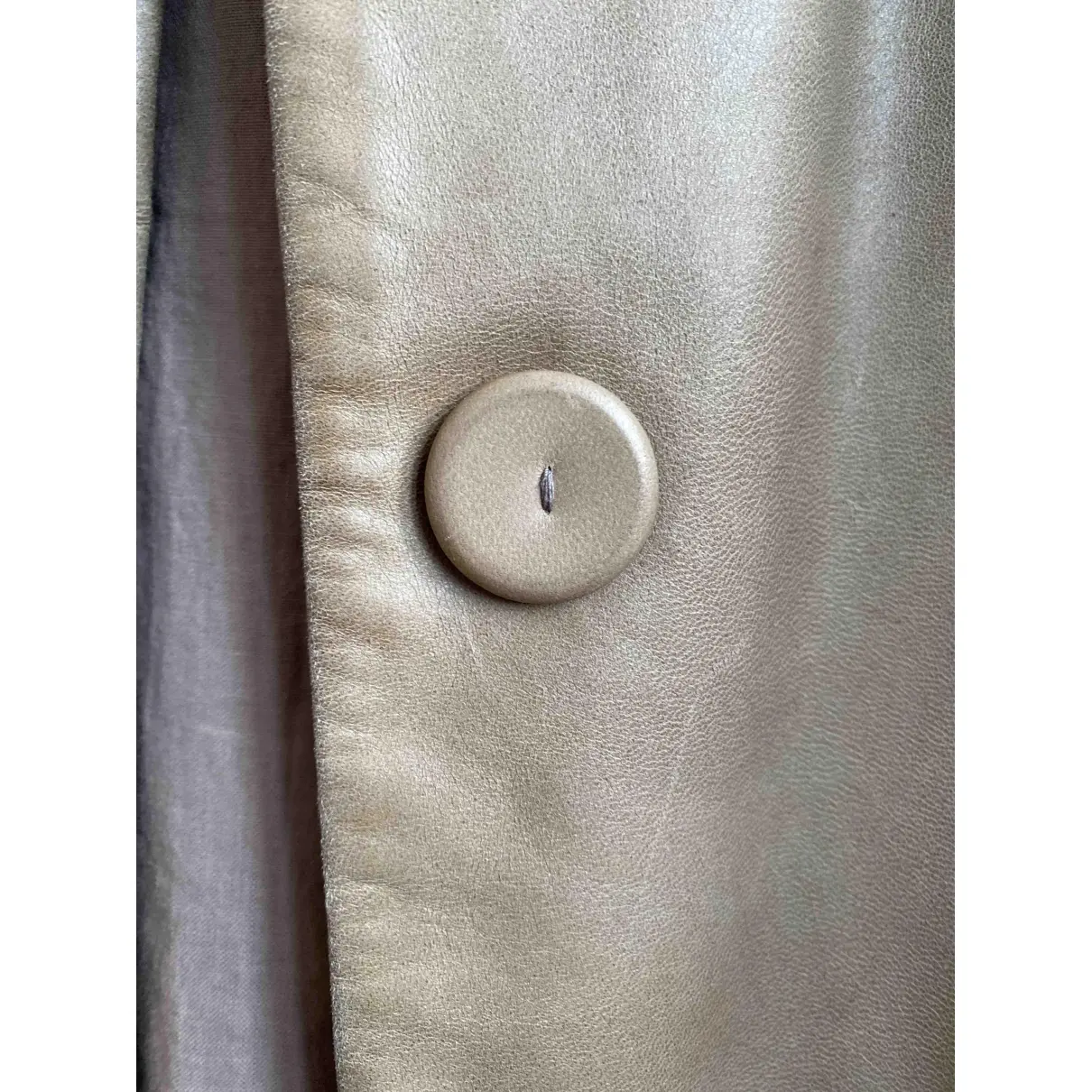 Leather coat Chloé - Vintage