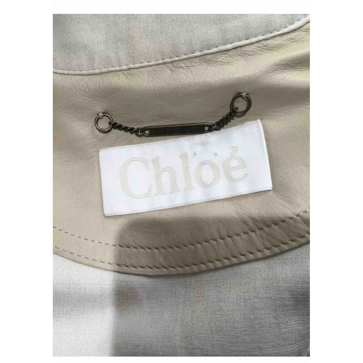 Leather jacket Chloé