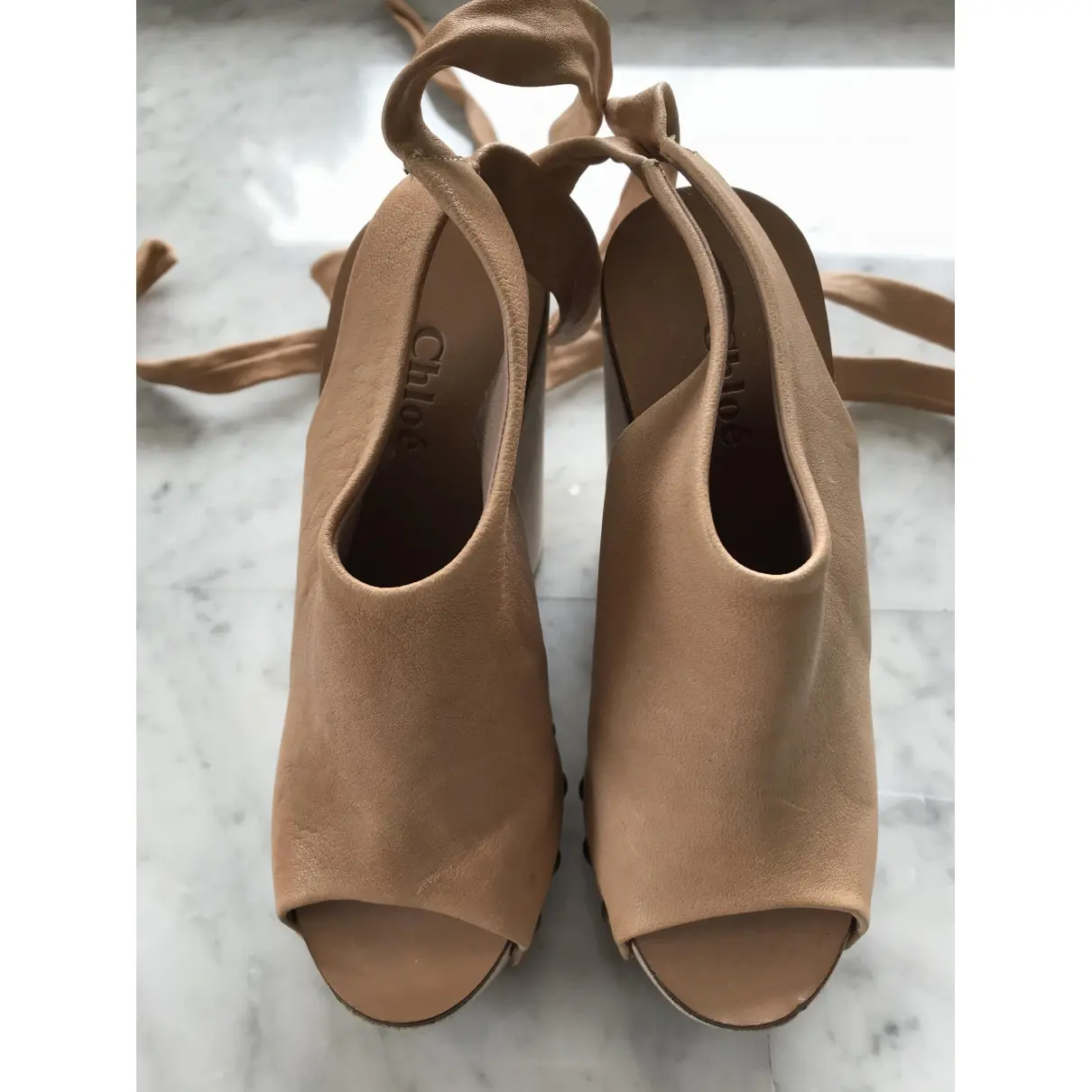Chloé Leather mules & clogs for sale