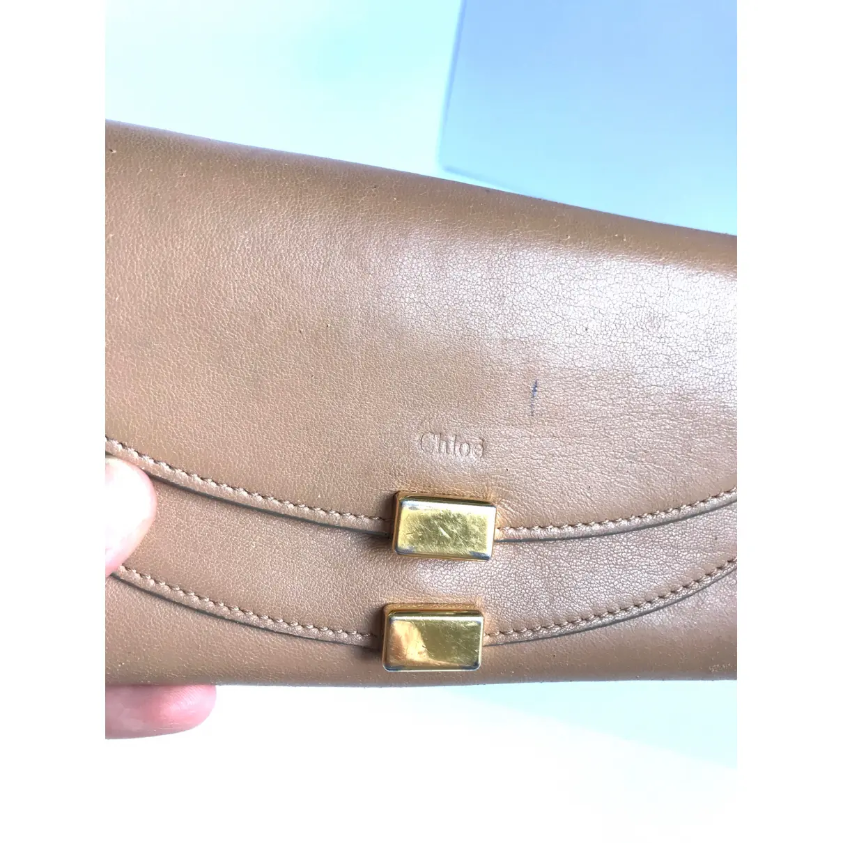 Leather purse Chloé