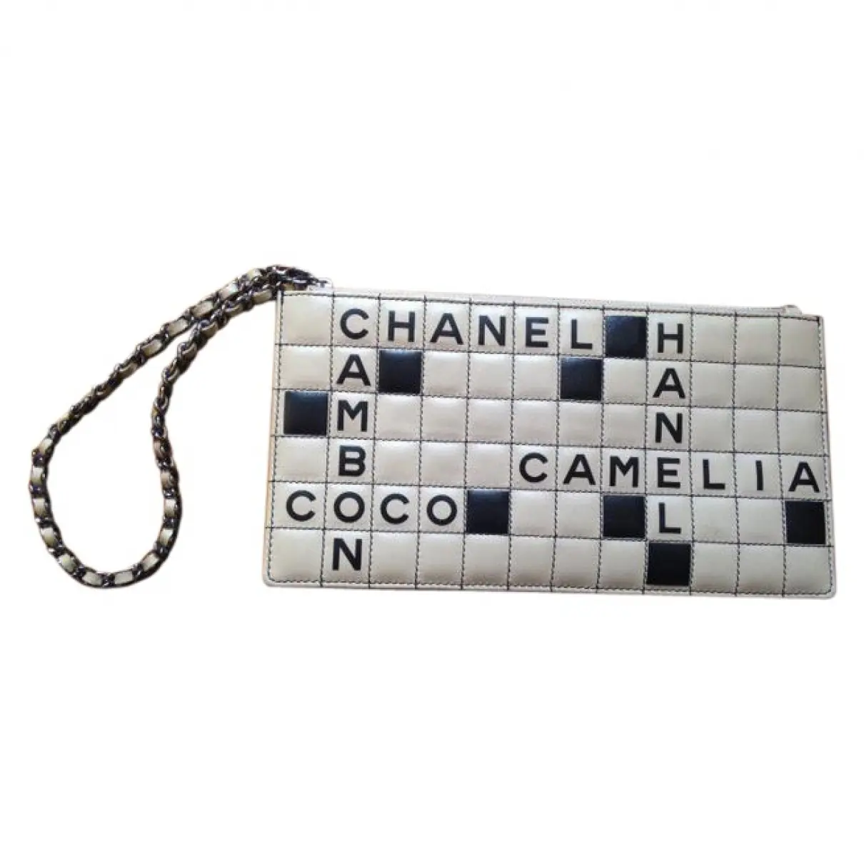 Beige Leather Clutch bag Chanel