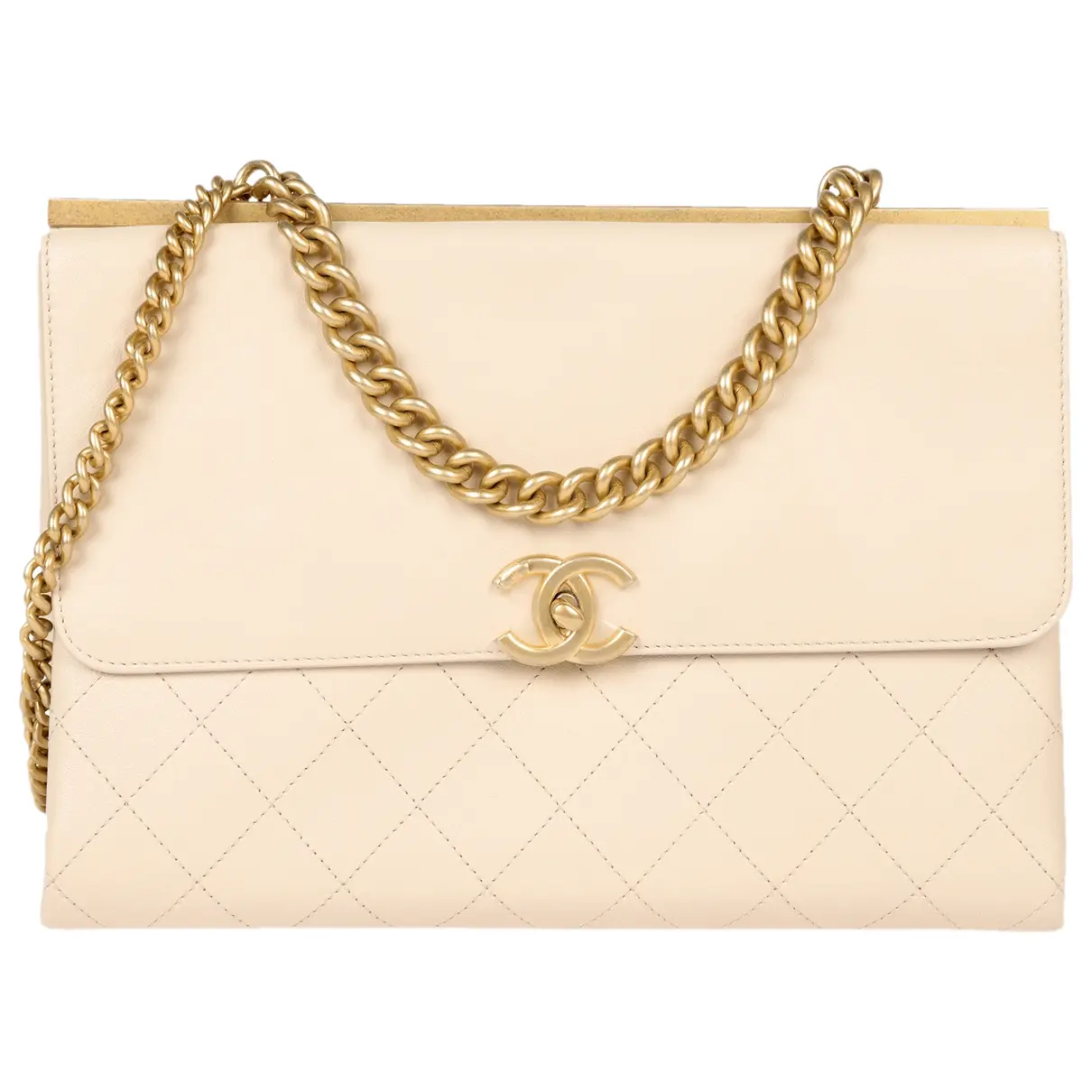 Coco Luxe leather handbag