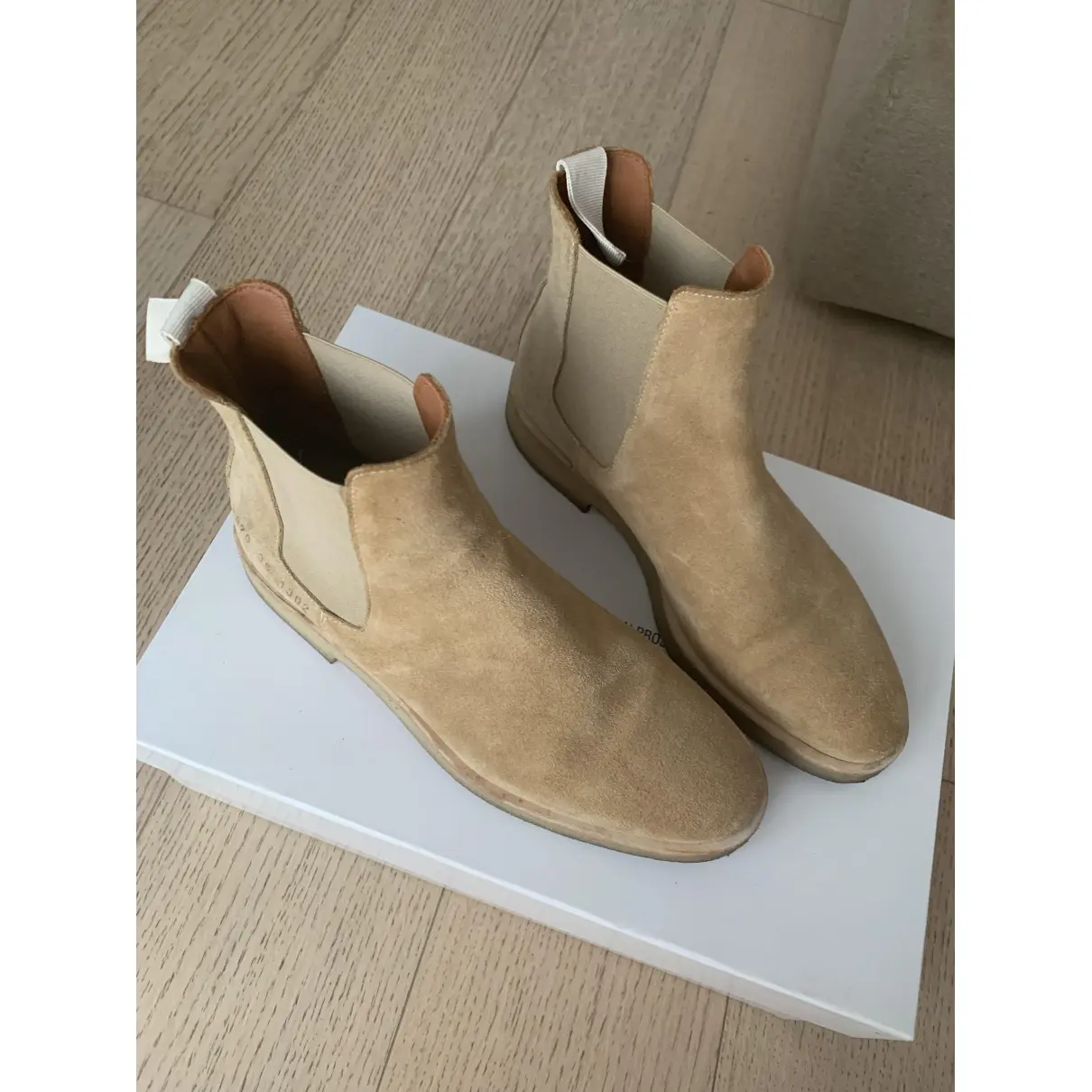 Common Projects Leather ankle boots for sale