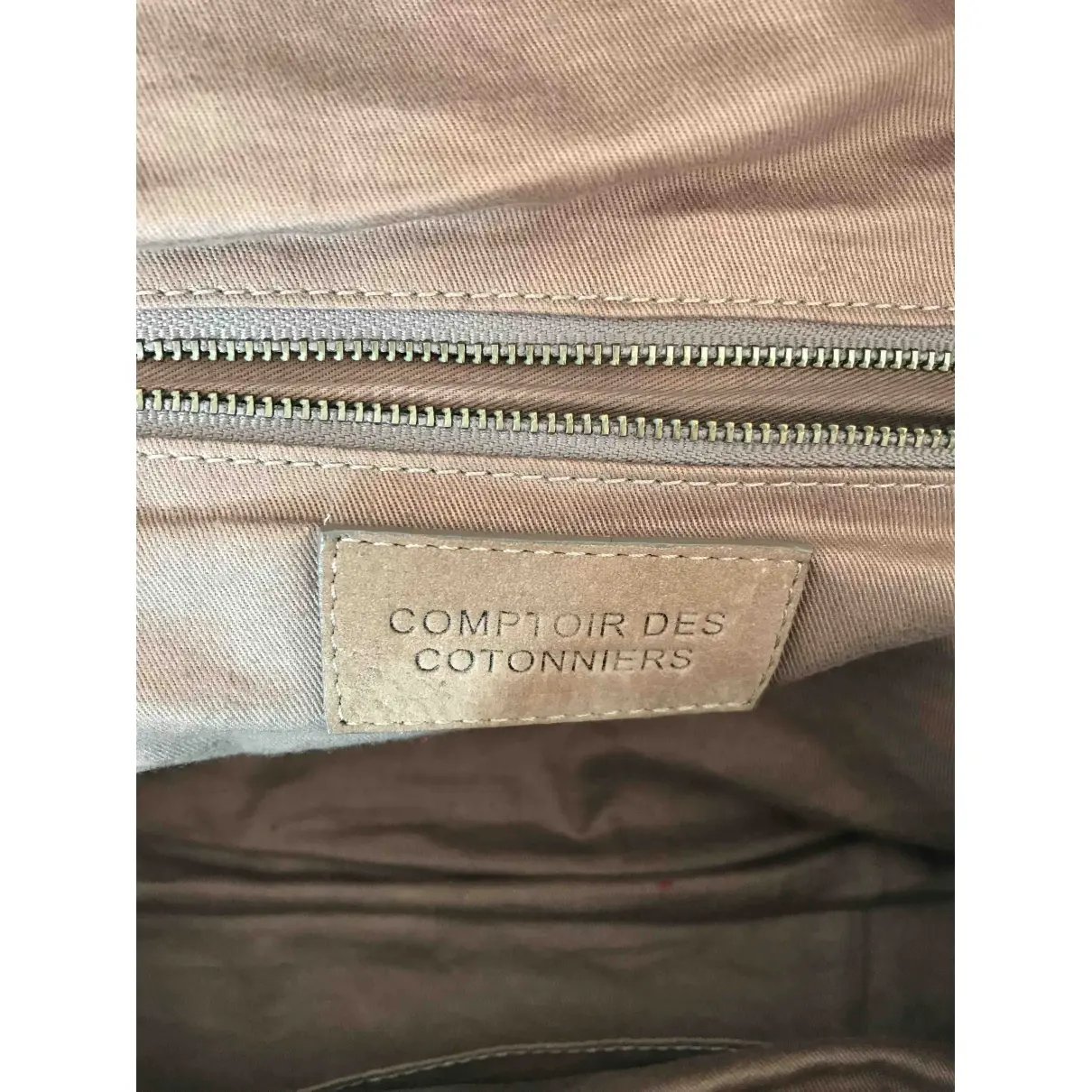 Buy Comptoir Des Cotonniers Leather bowling bag online