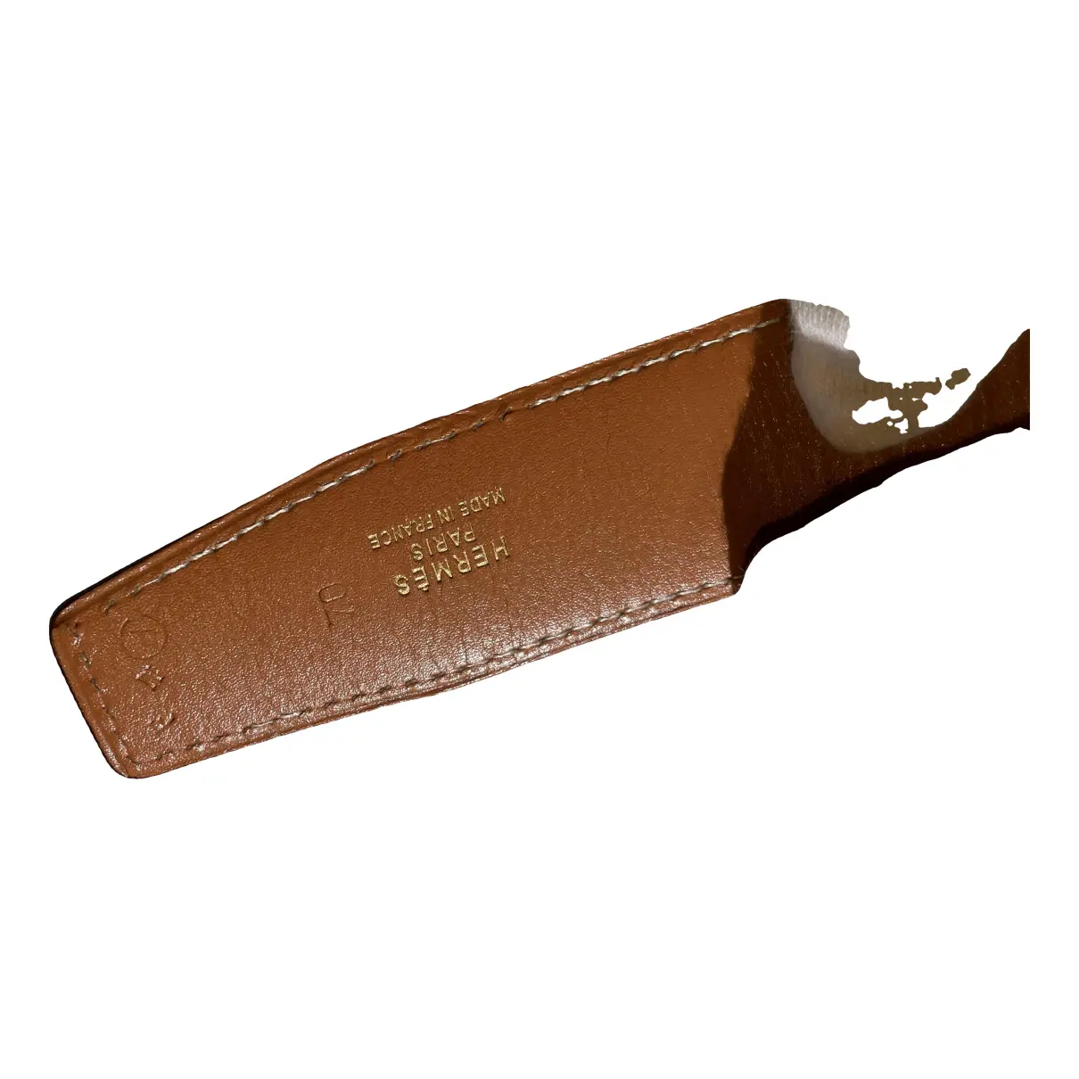 Buy Hermès Cuir seul / Leather Strap leather belt online