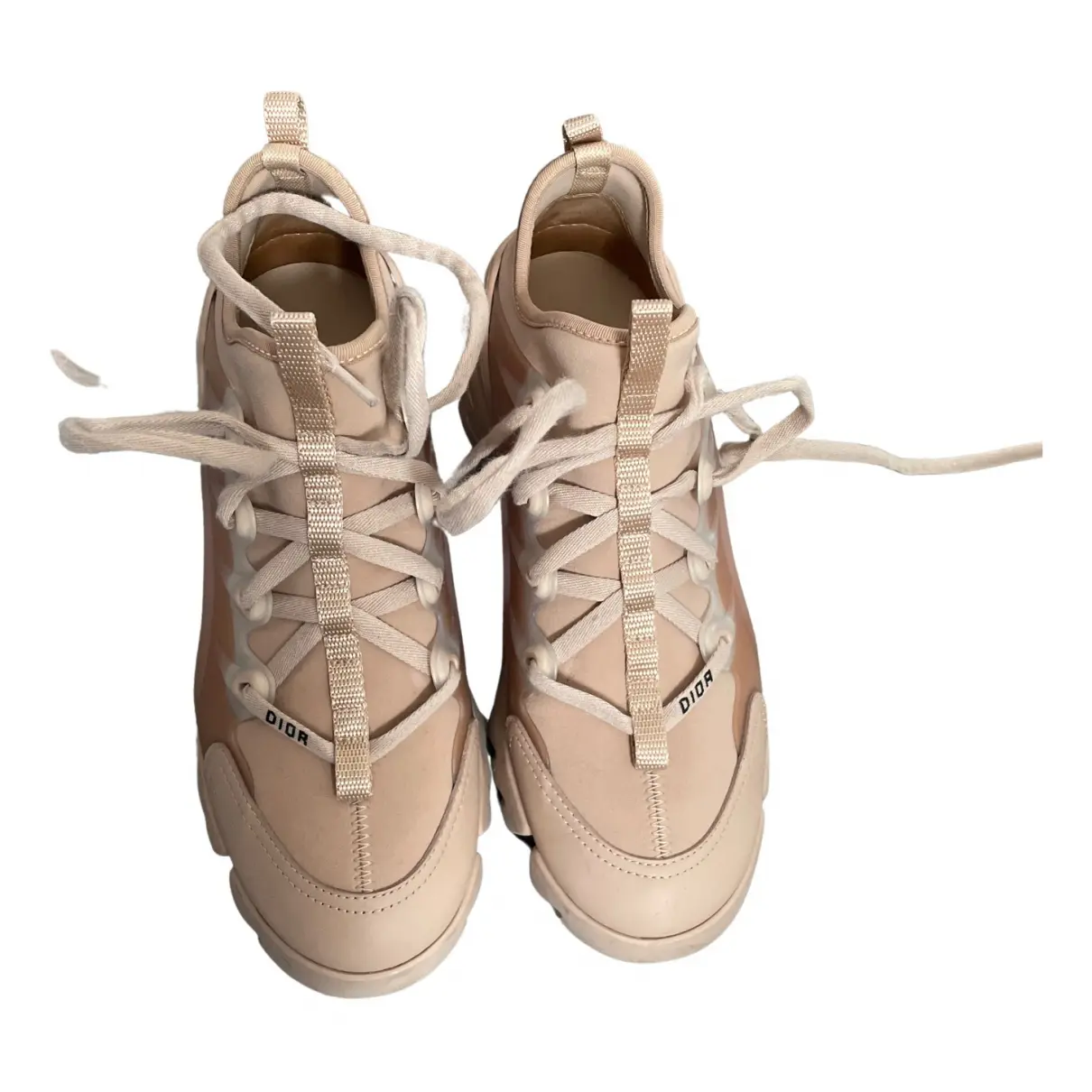 D-Connect leather trainers Dior